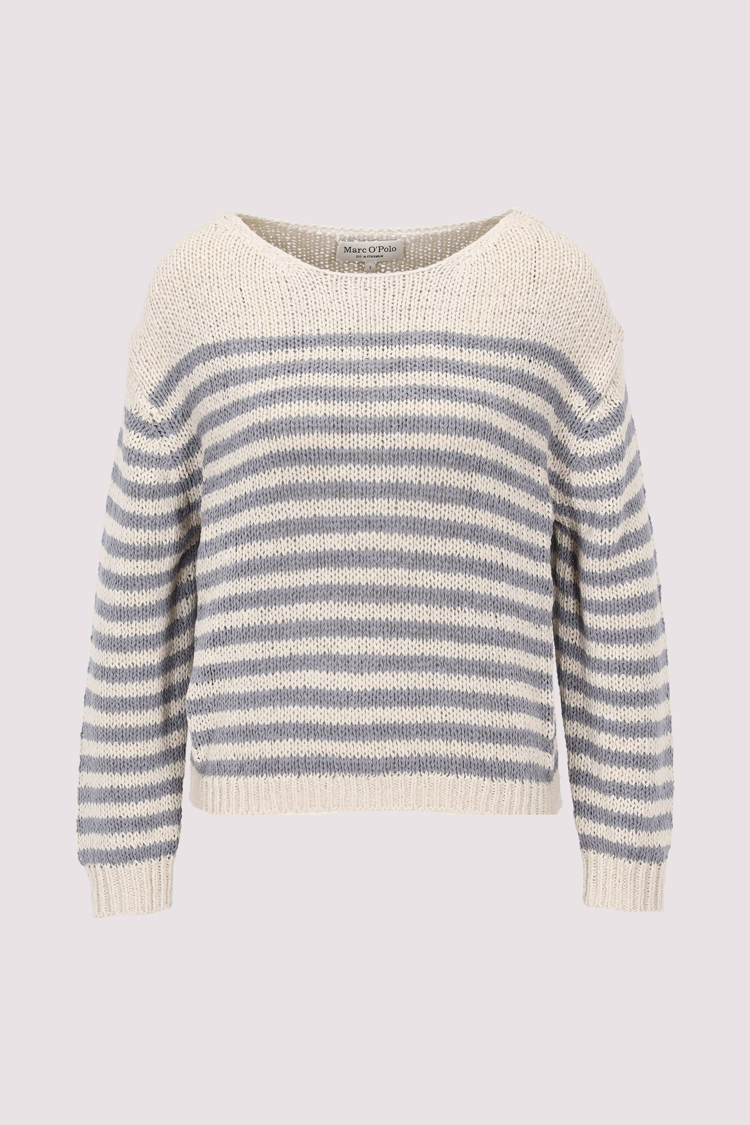 Pullover, longsleeve, boat nec