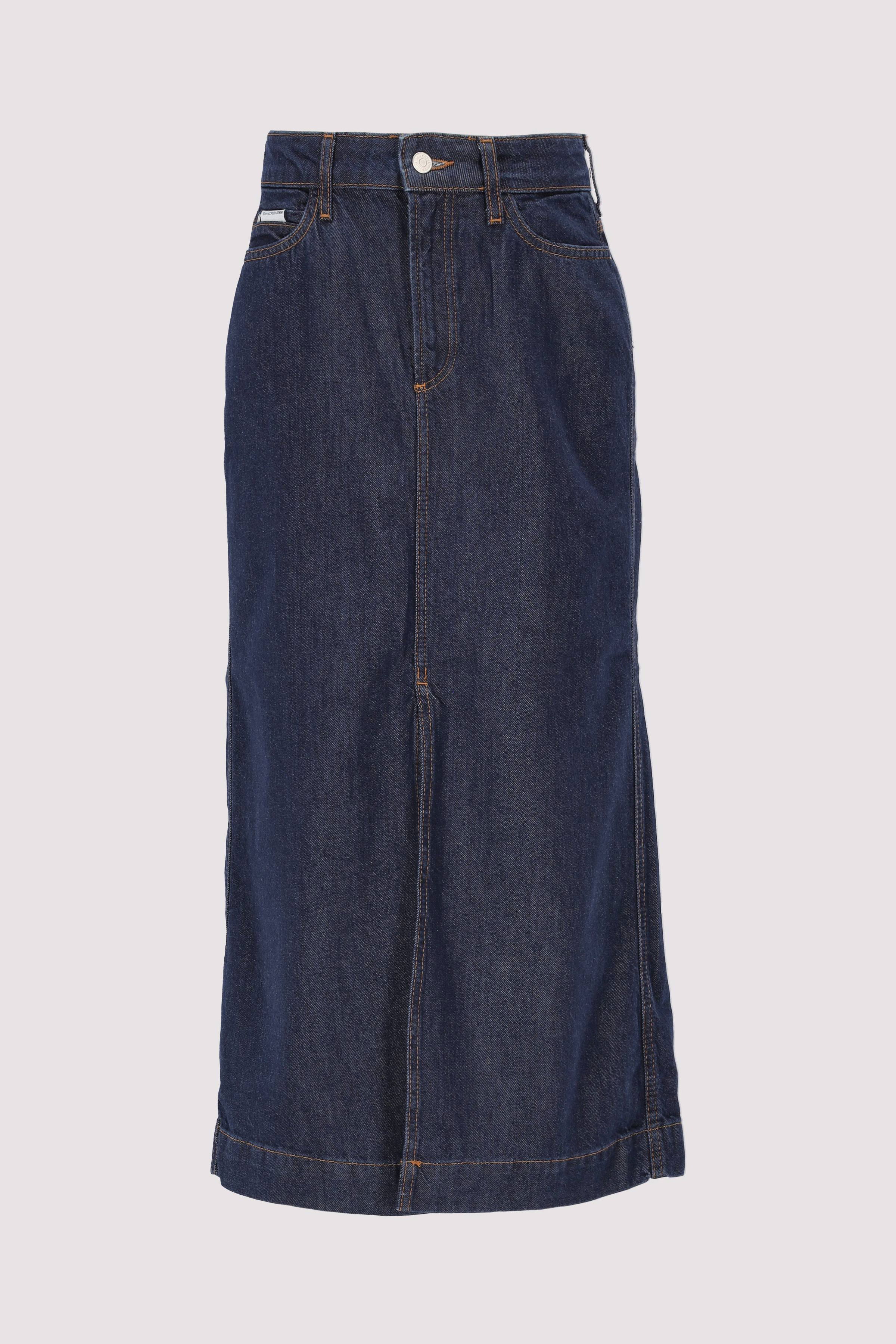 Denim Skirts, Maxi Length, Col