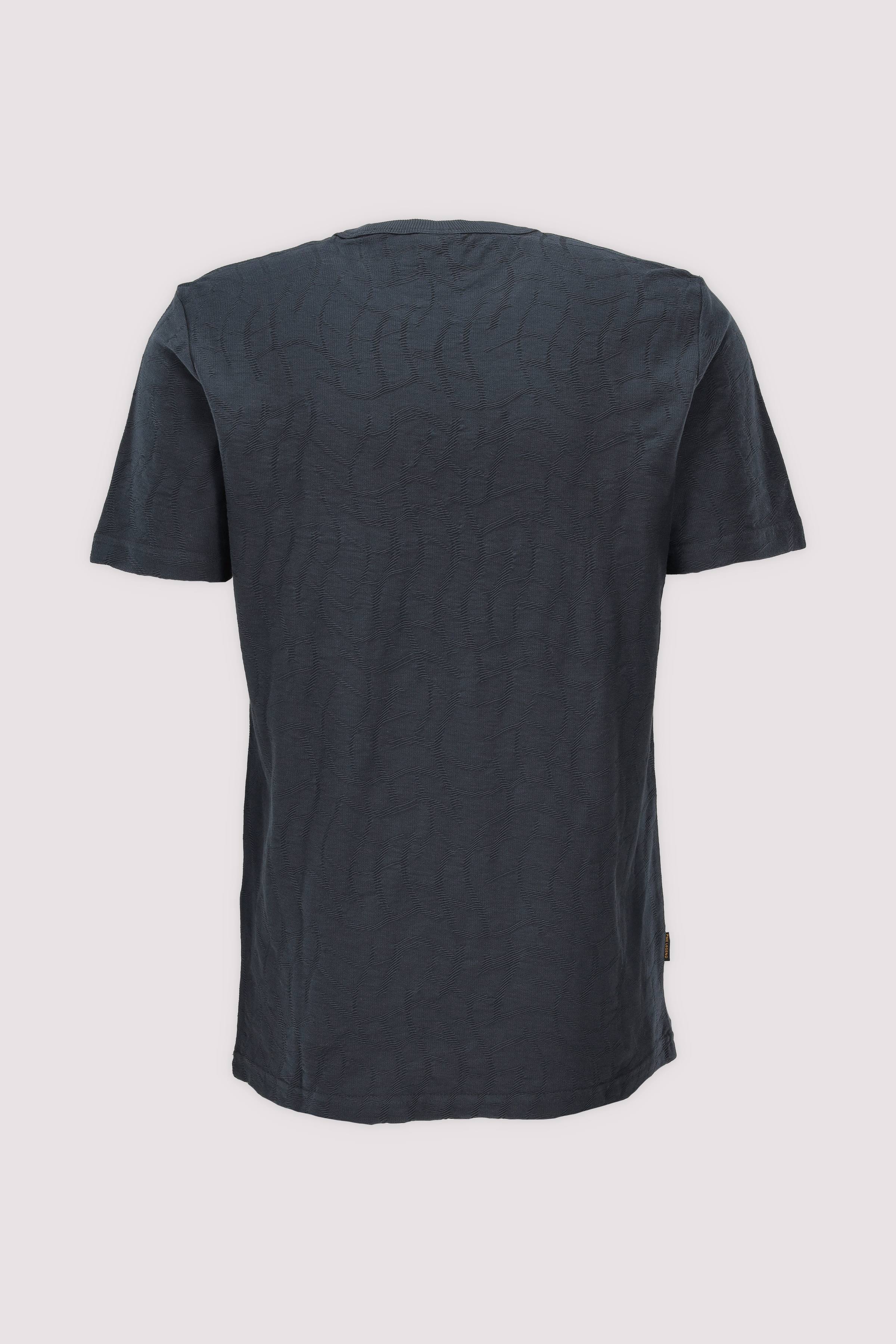 Short sleeve r-neck jacquard j