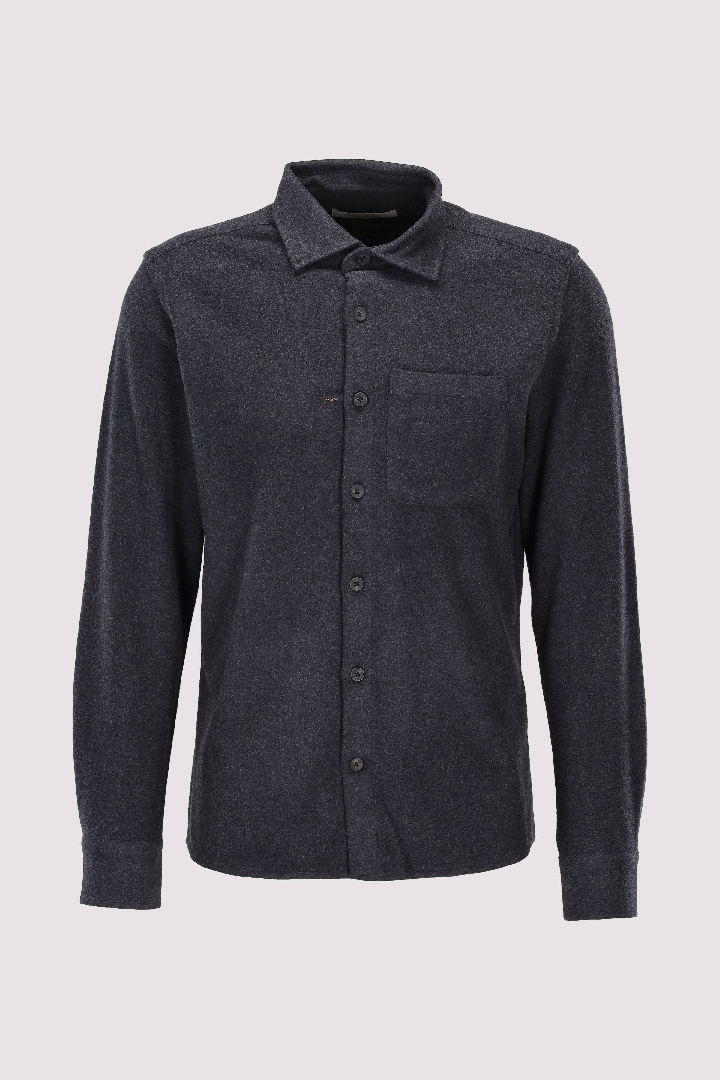 Dstrezzed Langarmhemd Dk. Navy modern