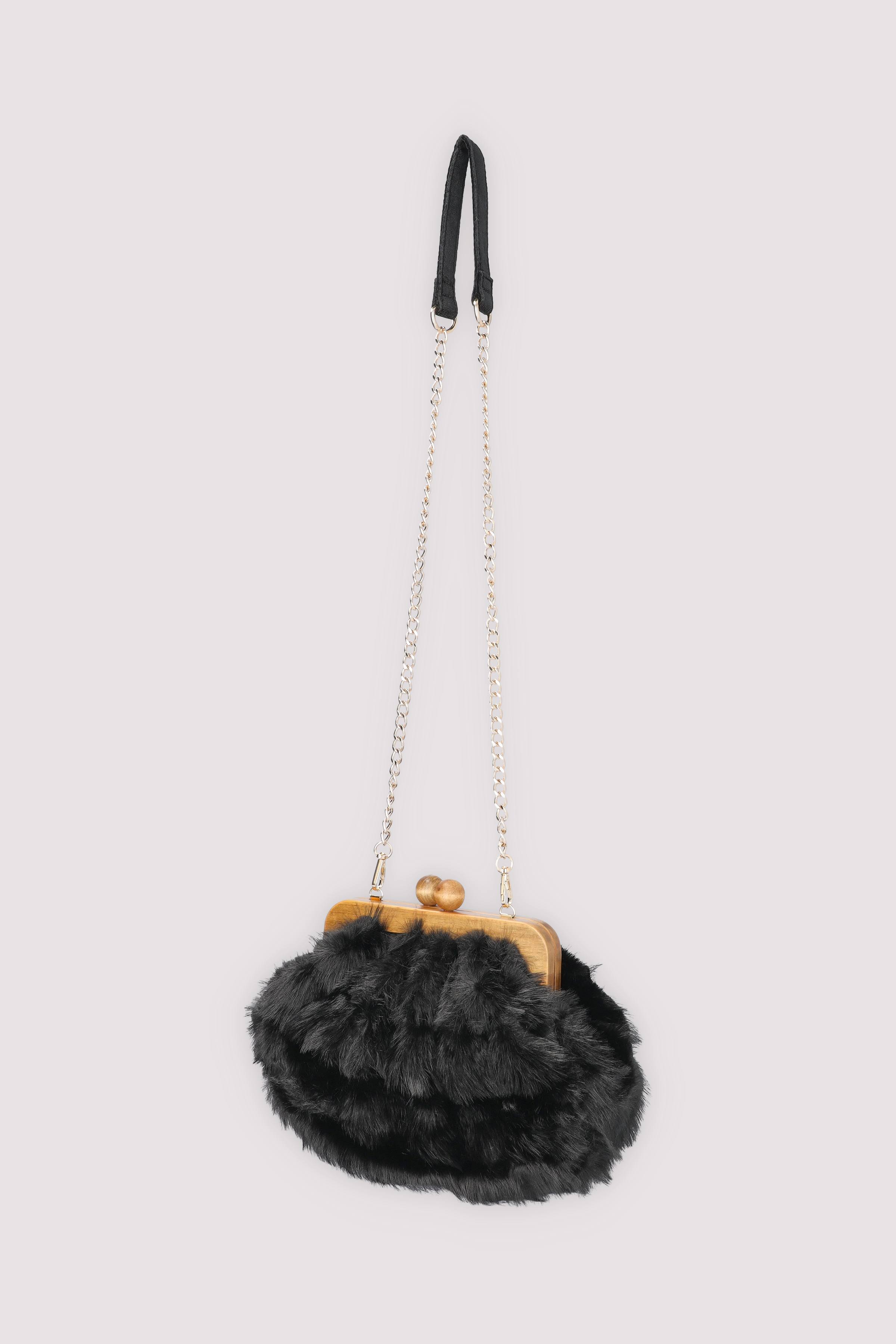 Crazy Lou - Crazy Lou Clutch schwarz, elegant