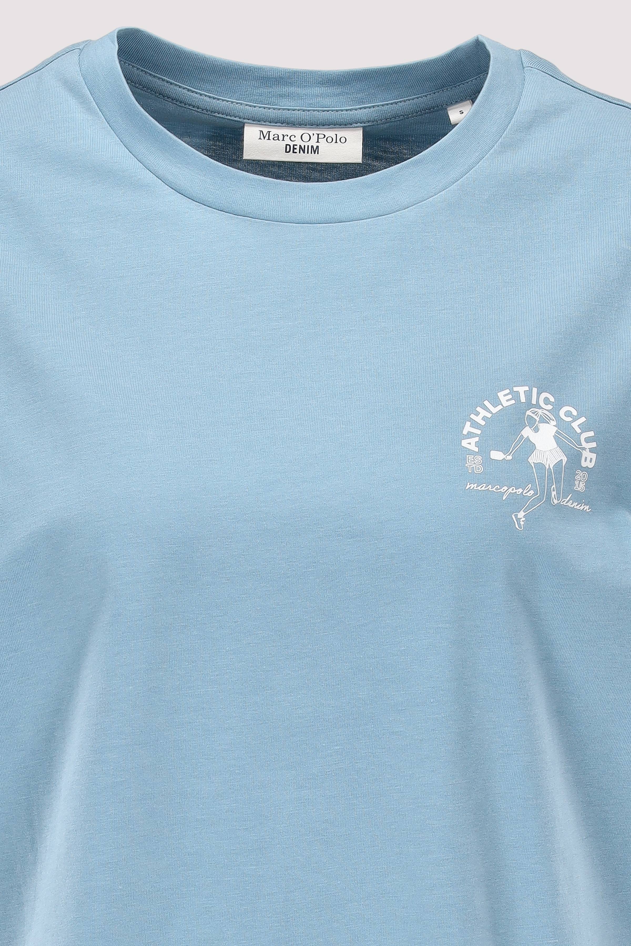 Marc O'Polo Denim - Marc O'Polo Damen T-Shirt Blue dawn