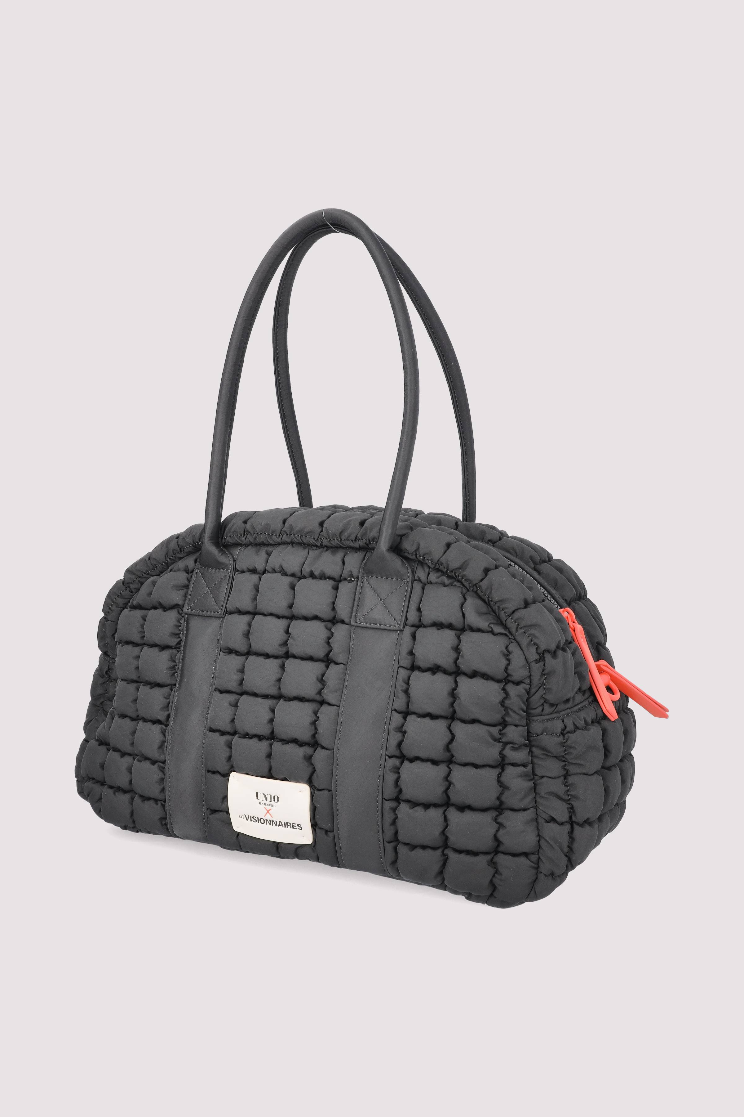 Les Visionnaires - Schwarze Schultertasche aus Nylon