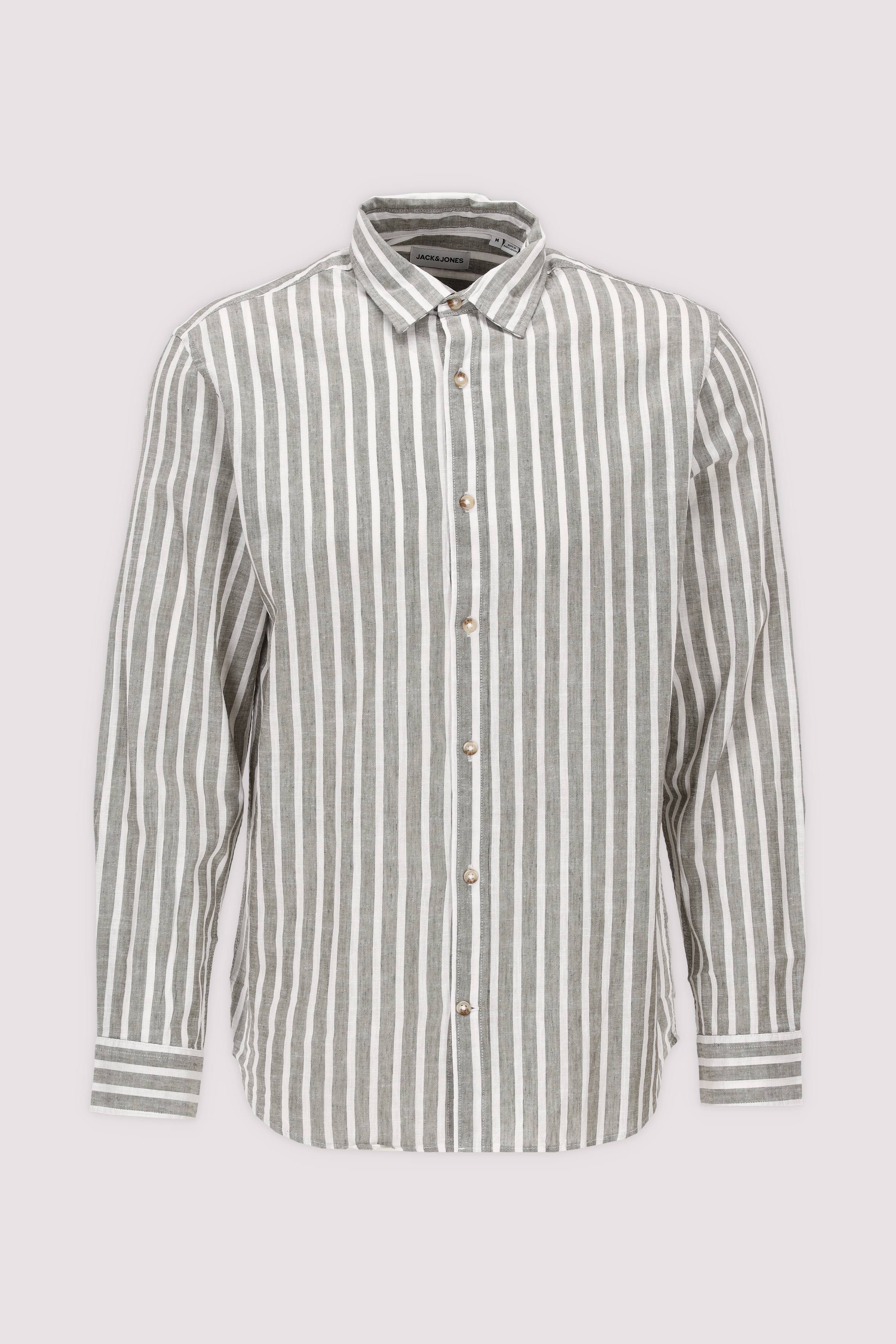 JJESUMMER LINEN BLEND SHIRT L/