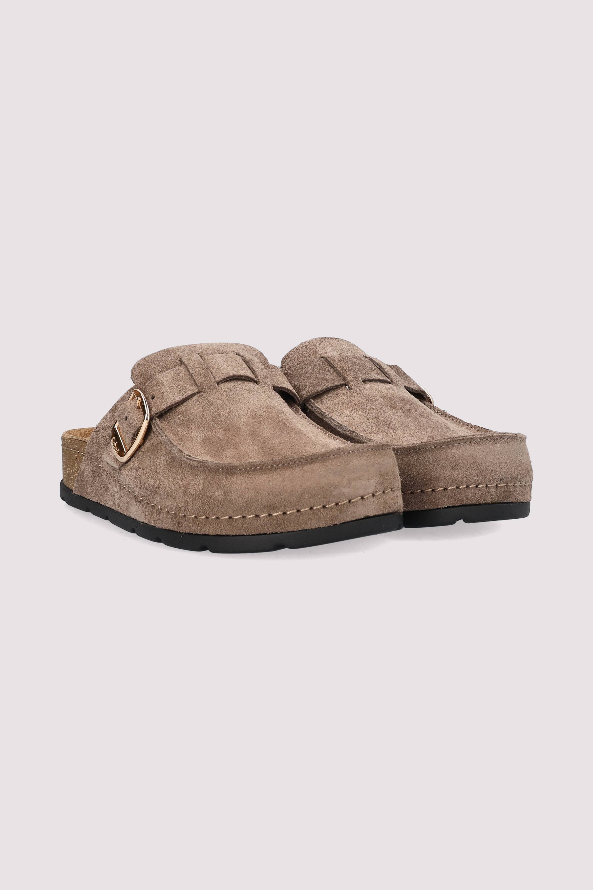 Scholl - Scholl Komfort Leder-Sandale Taupe