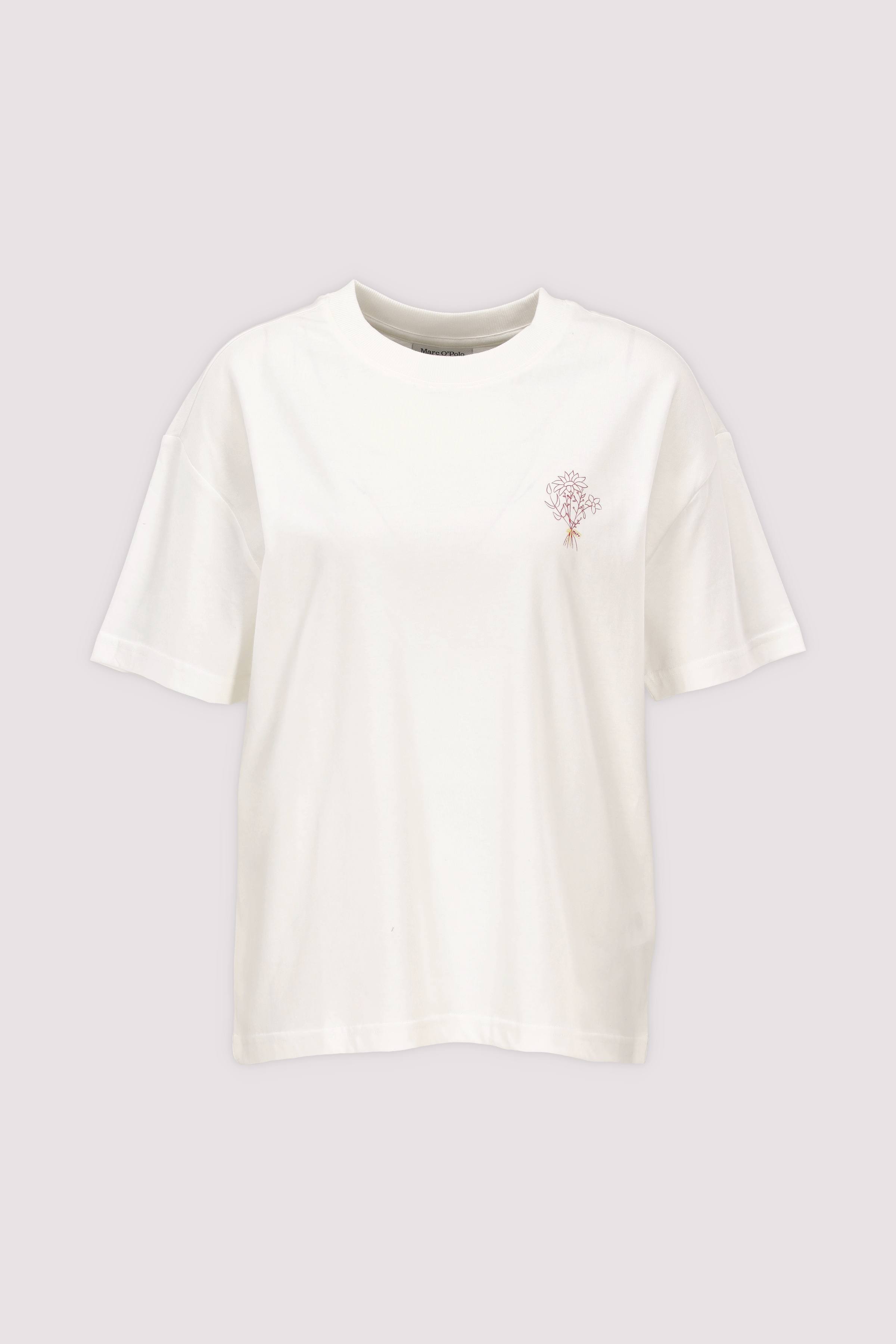 Kurzarm-T-Shirt Marc O'Polo Weiss