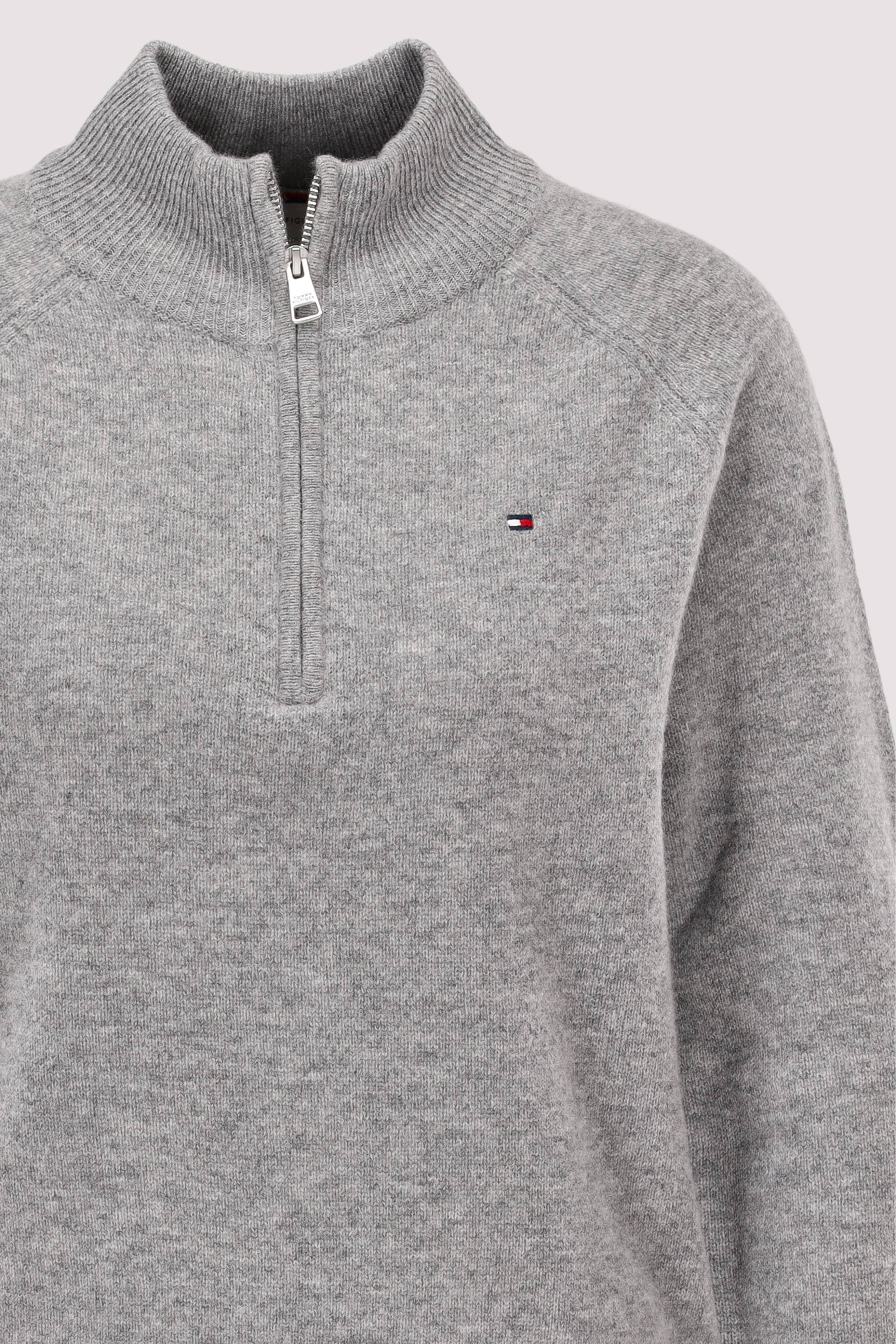 Tommy Hilfiger - Tommy Hilfiger Half-Zip-Pullover grau