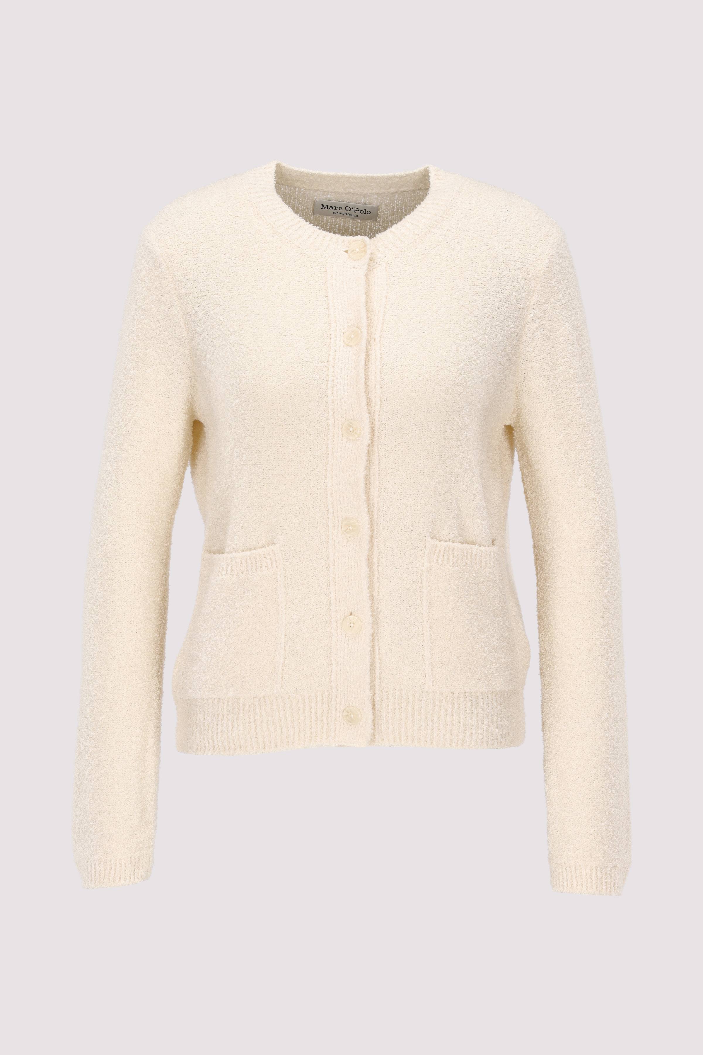 Cardigan, longsleeve, round ne