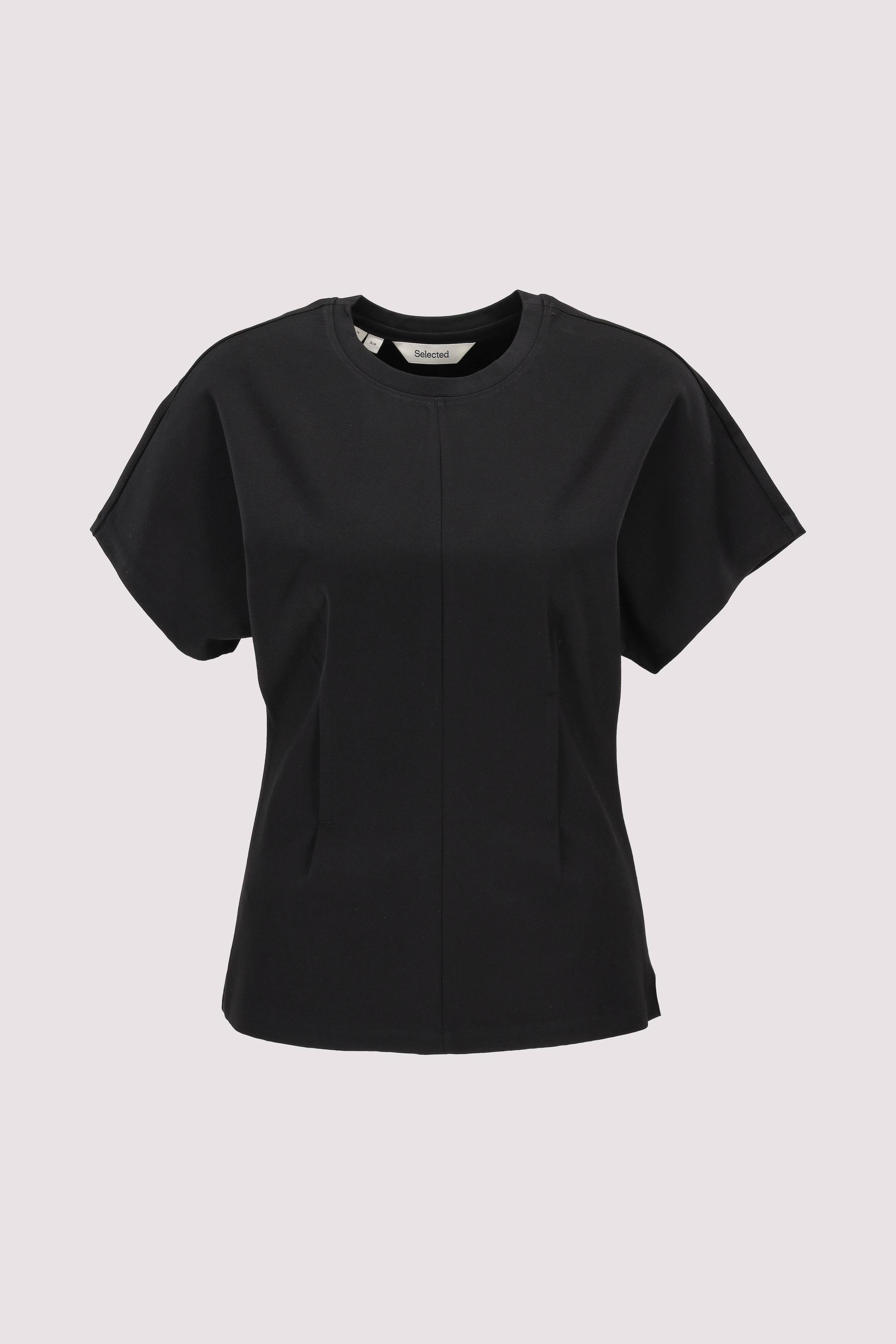 Selected Langarmbluse für Damen schwarz