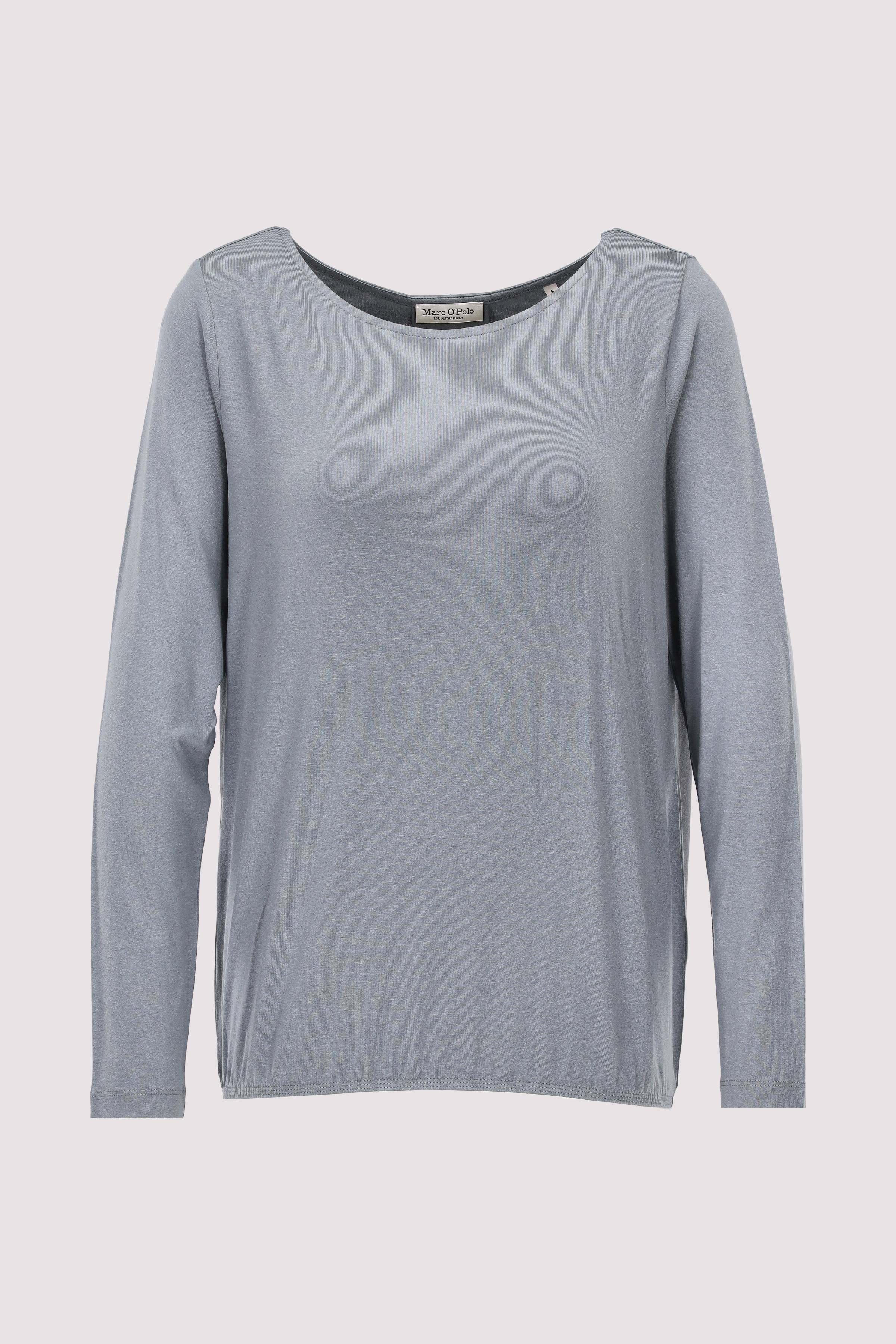 T-shirt, long sleeve, boat nec