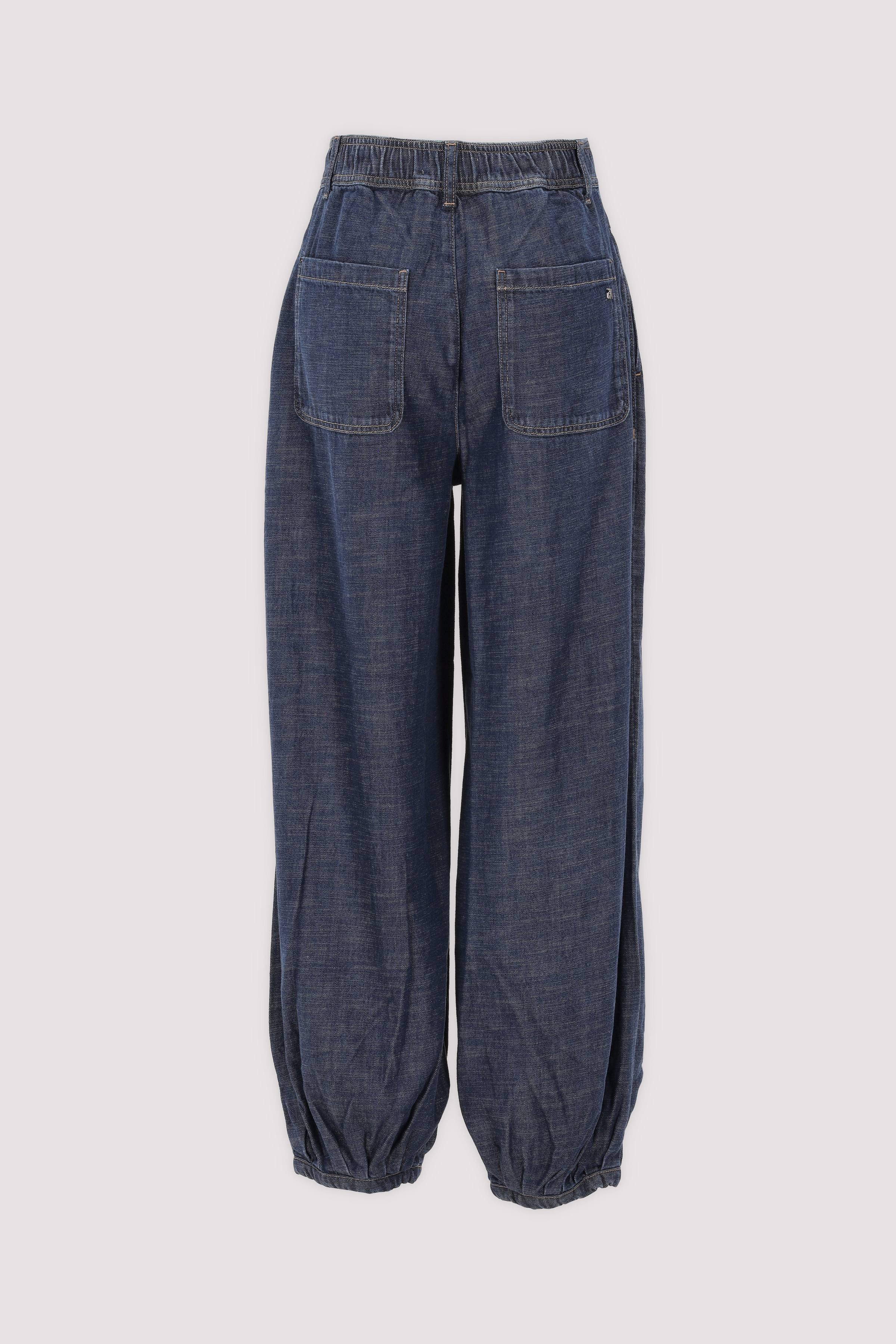 MosMosh Wide-Leg-Jeans Dunkelblau