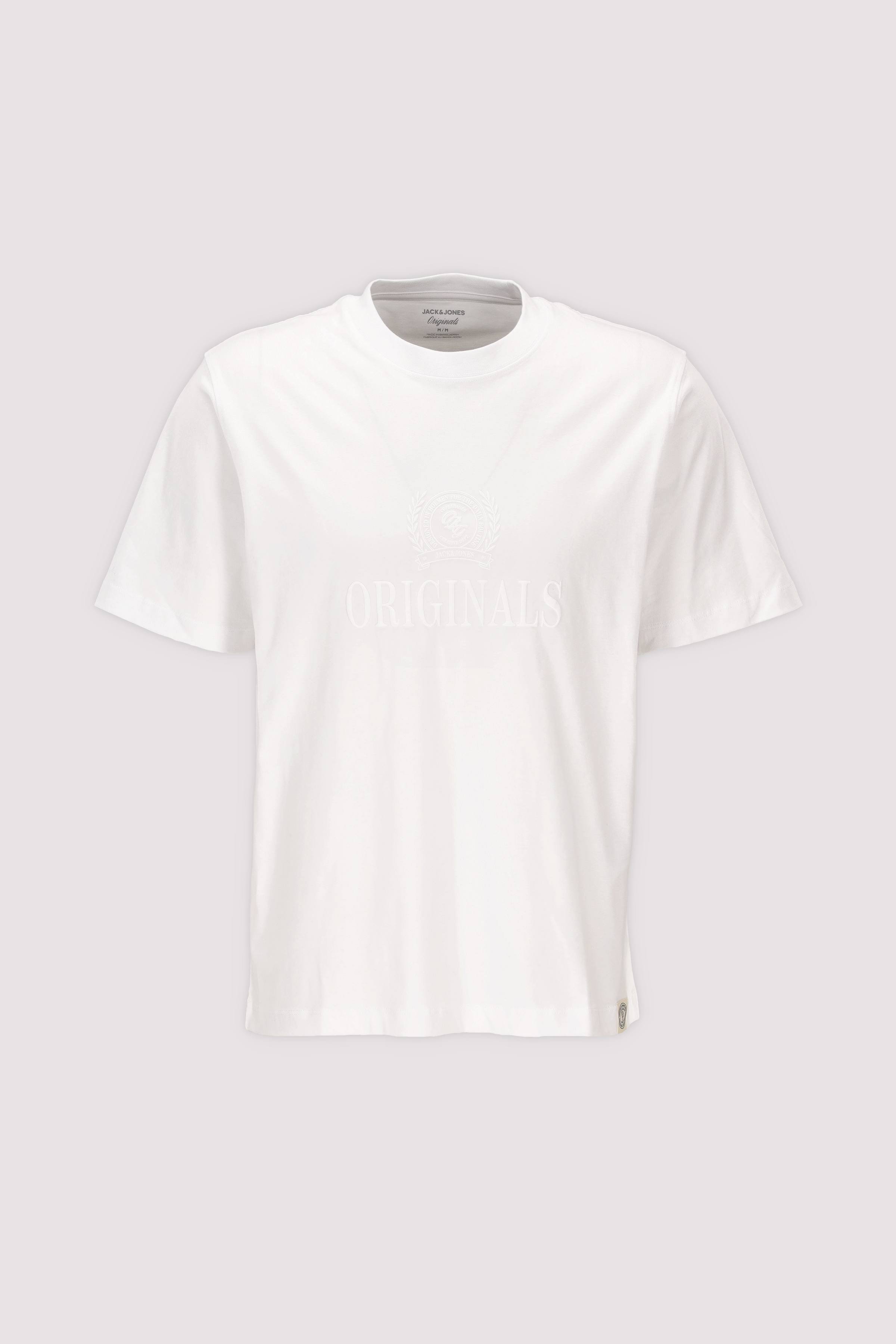 Jack and Jones Weißes Kurzarm-T-Shirt