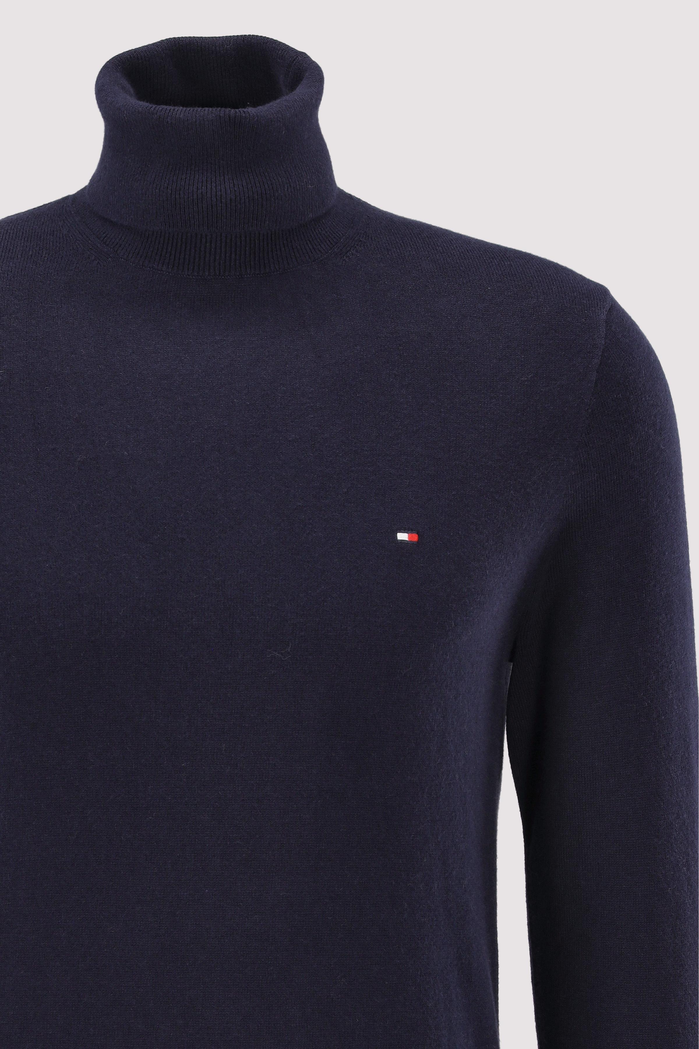 Tommy Hilfiger - PIMA ORG CTN CASHMERE ROLL NEC Tommy Hilfiger - PIMA ORG CTN CASHMERE ROLL NEC