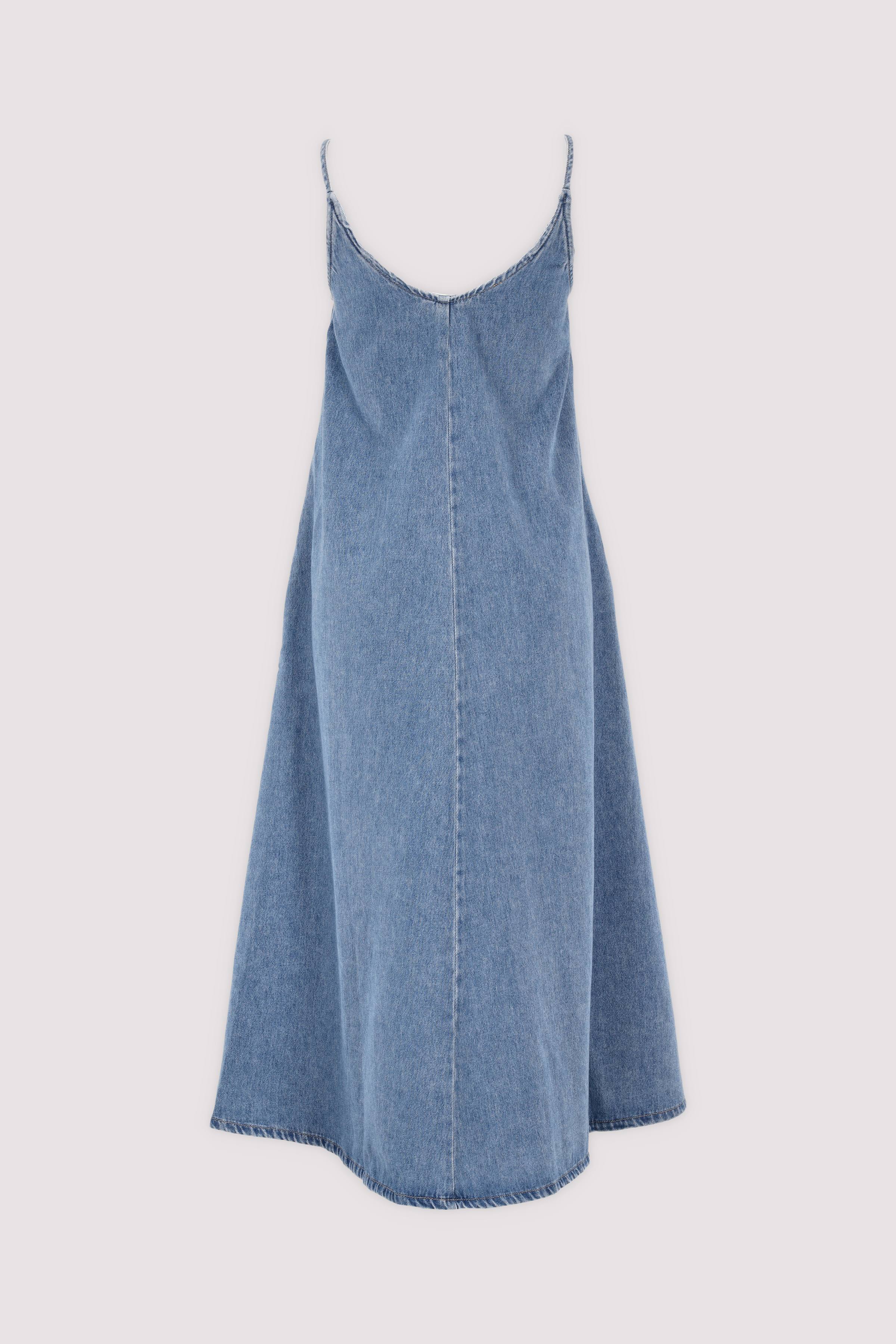 Denim Dresses, Maxi Length, A-