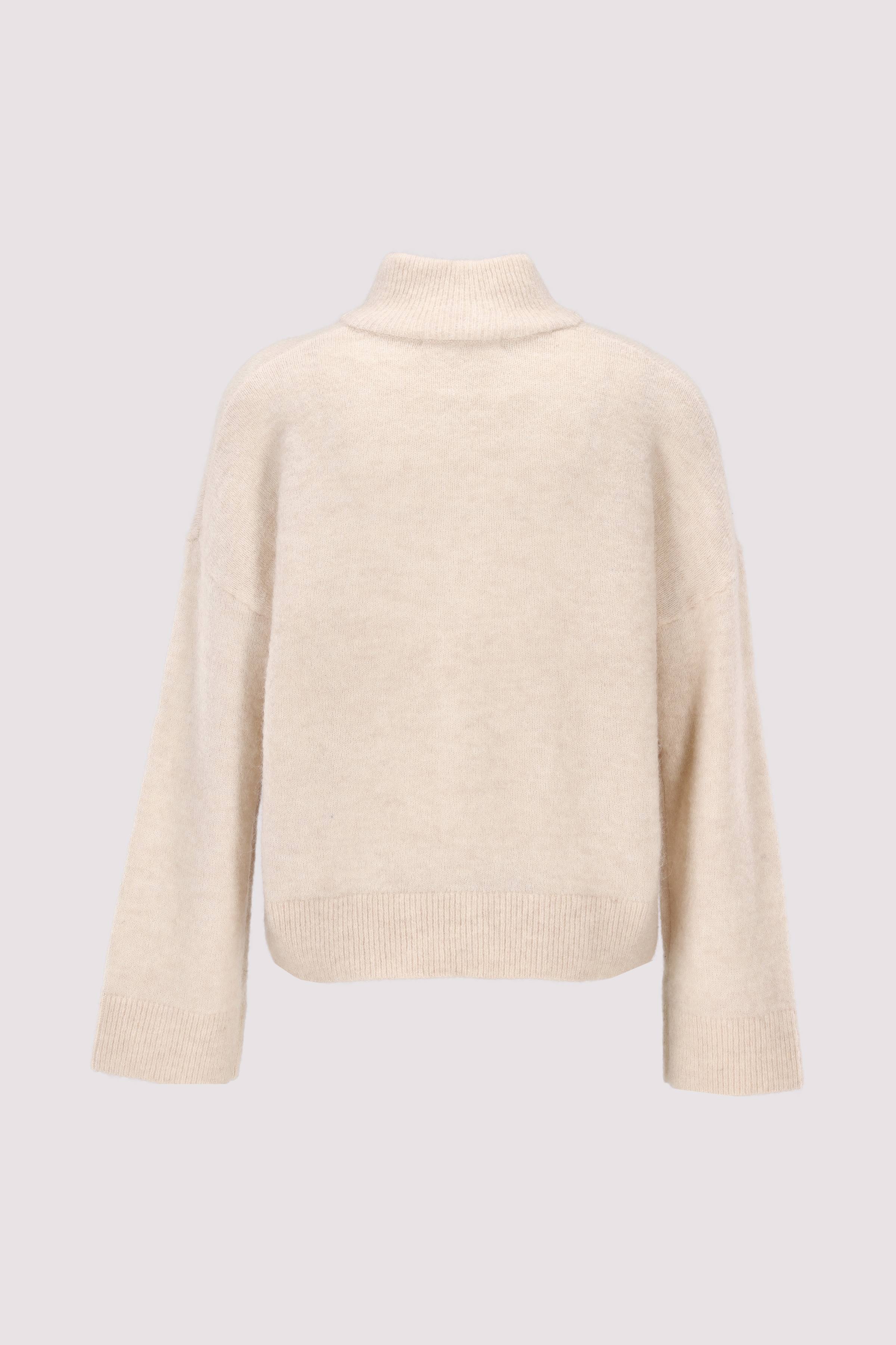 SLFSIA RAS LS KNIT ZIPPER CARD