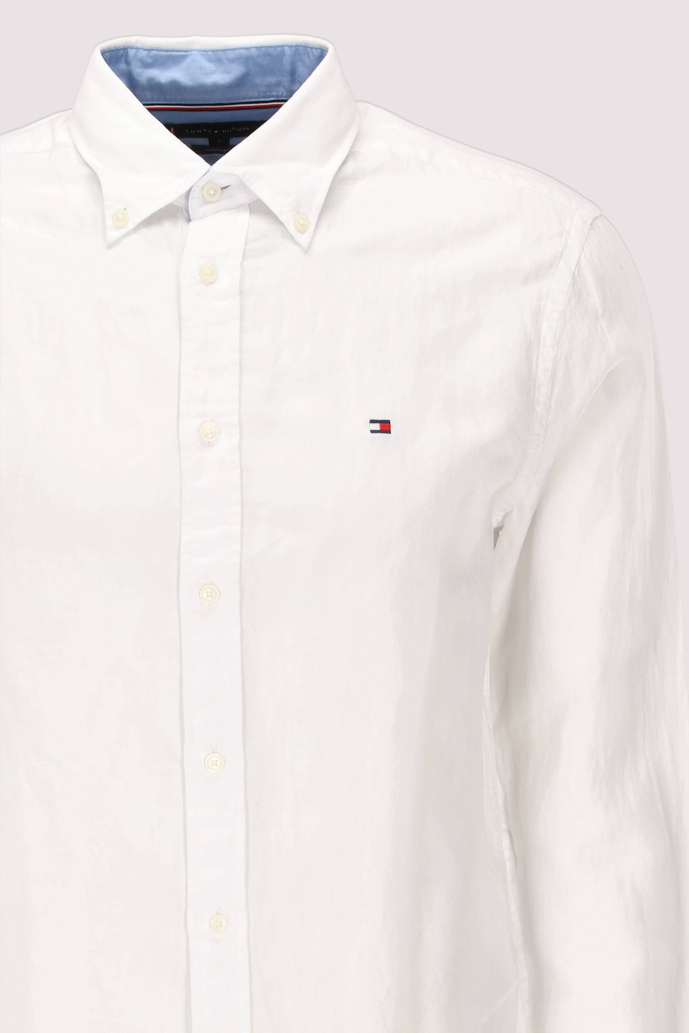 Tommy Hilfiger - Tommy Hilfiger Leinenhemd Weiß