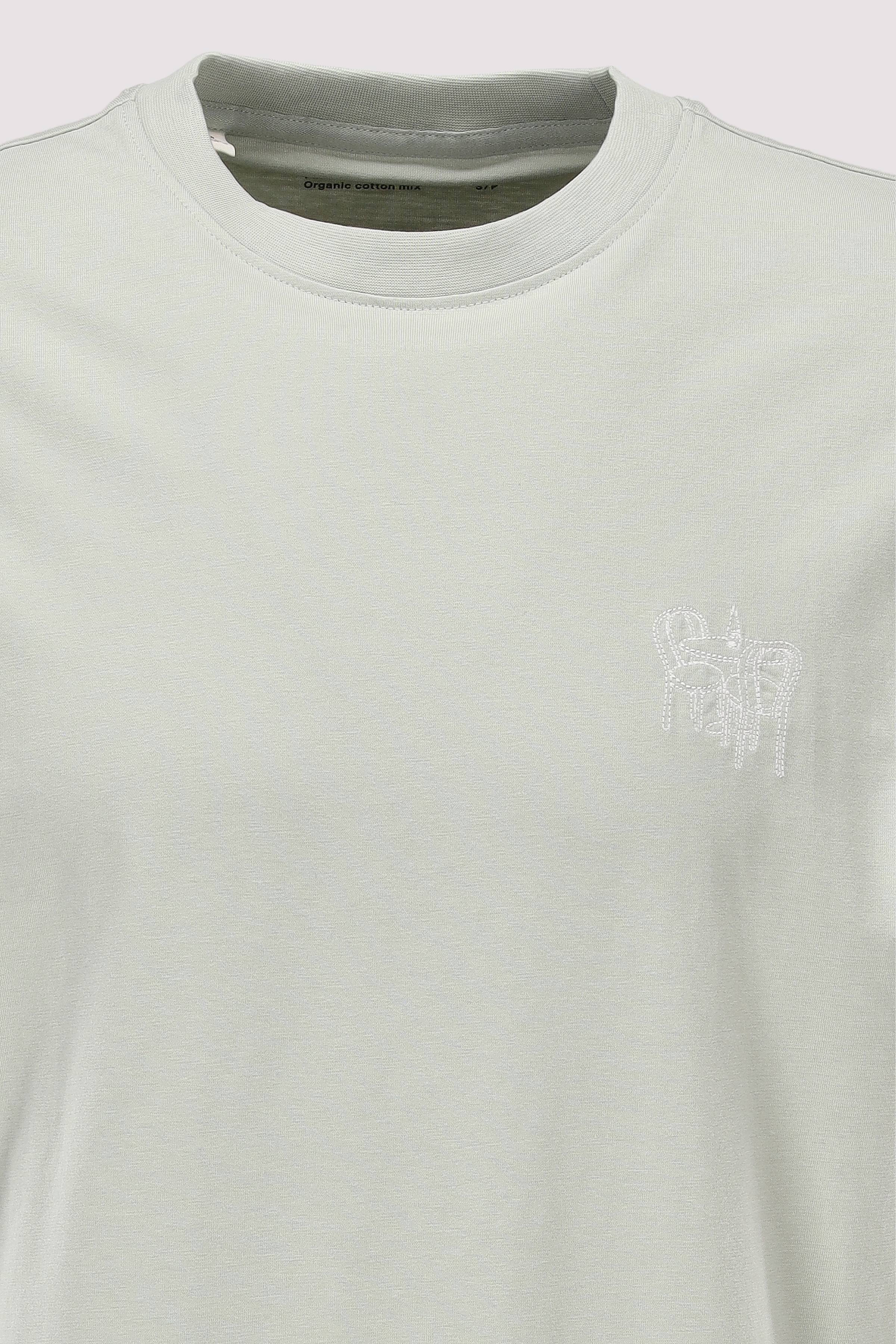 Selected - Selected T-Shirt Aqua Gray