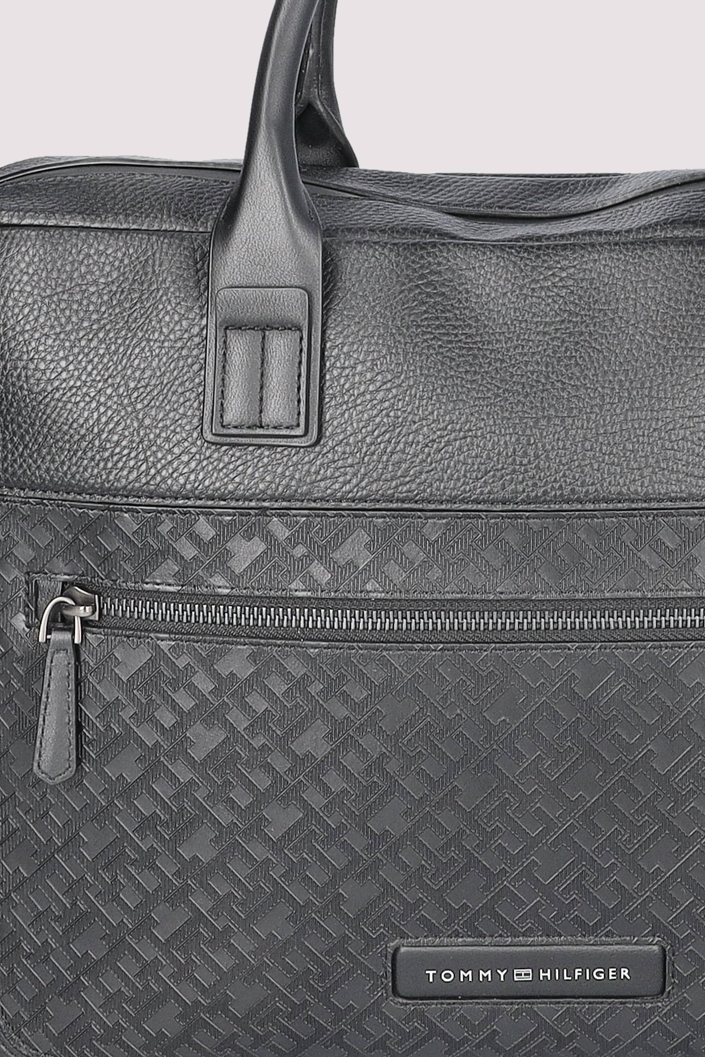 TH MONOGRAM COMPUTER BAG