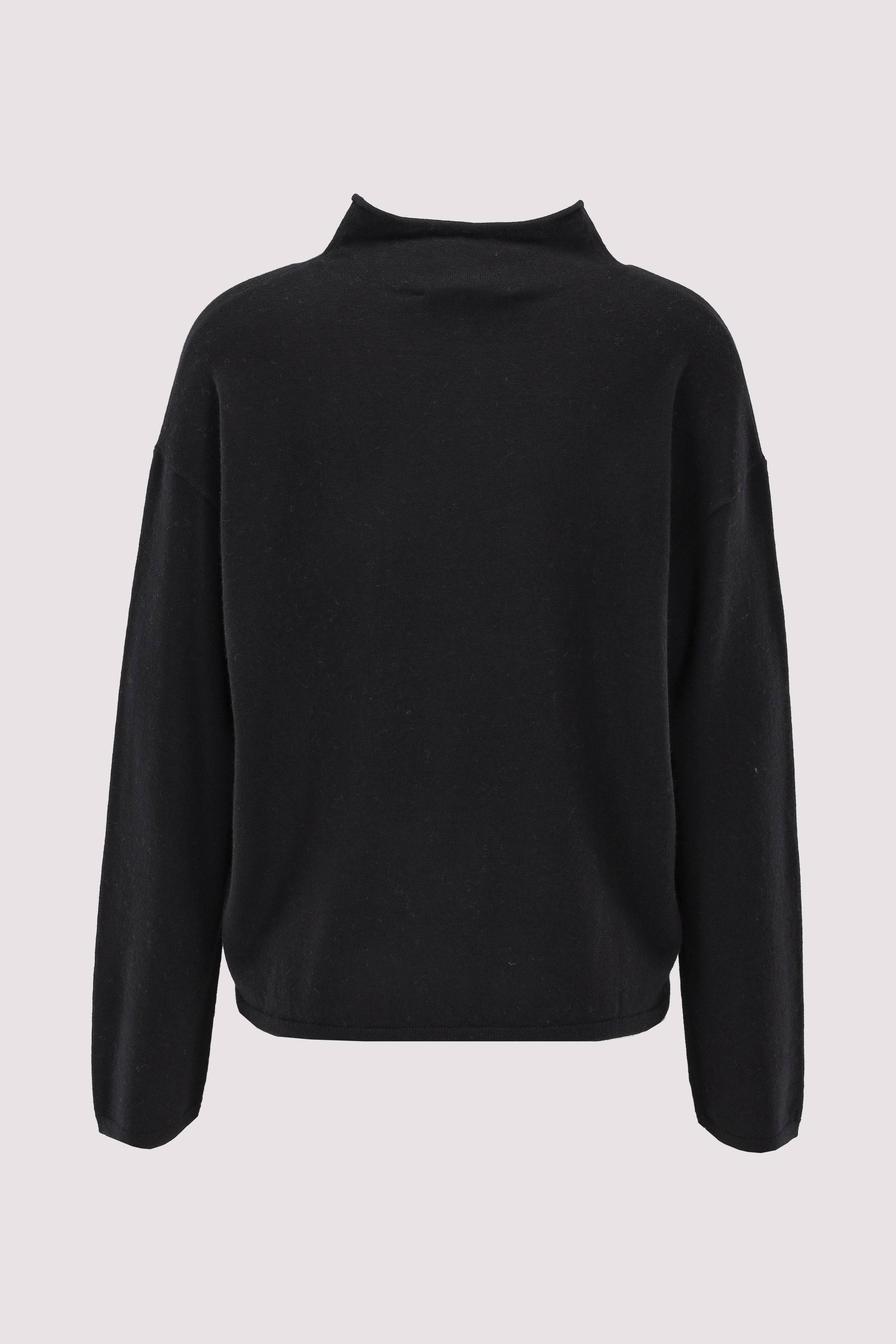 Pullover, longsleeve, stand-up