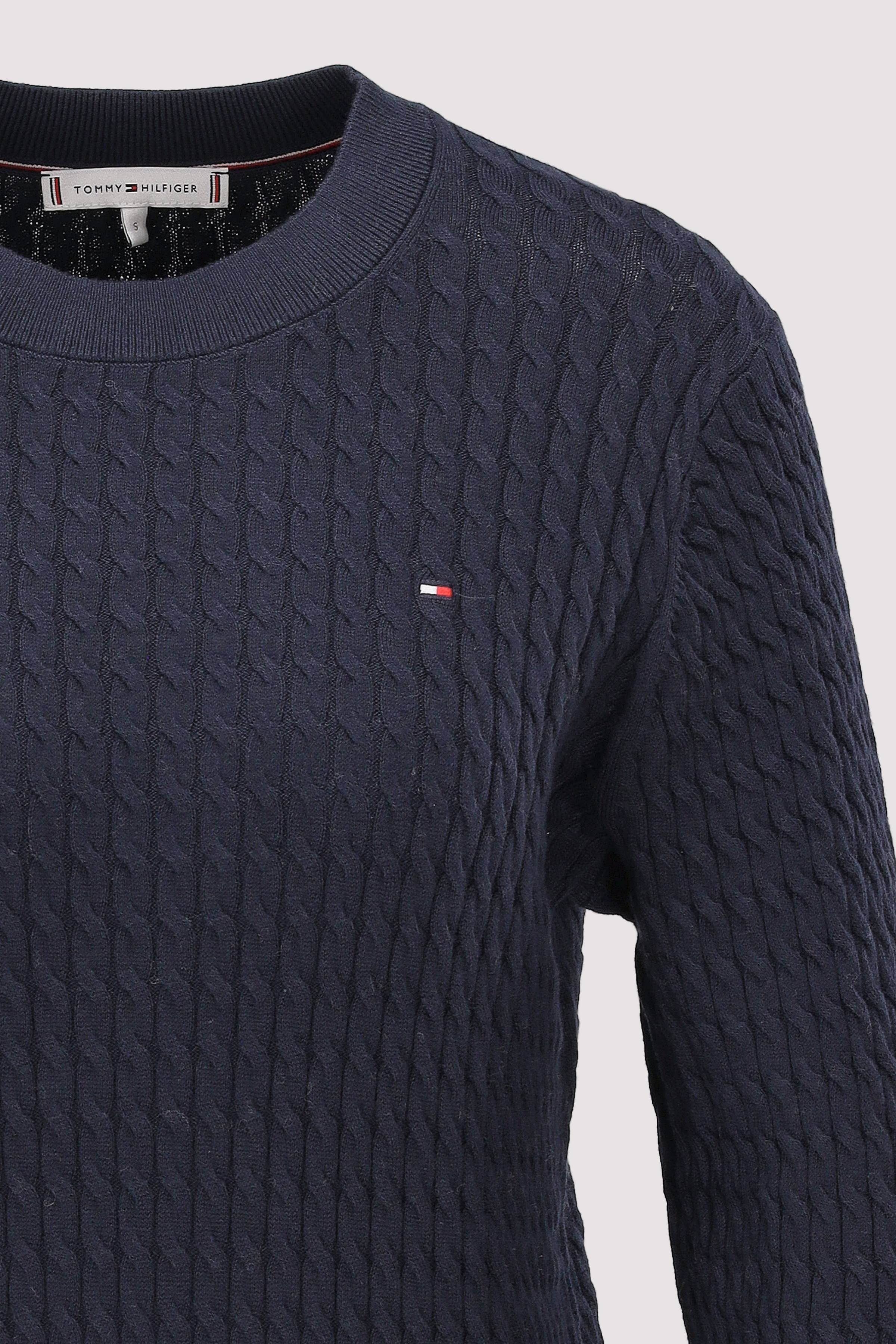 Tommy Hilfiger - CO CABLE FINE GG C-NK LS SWT