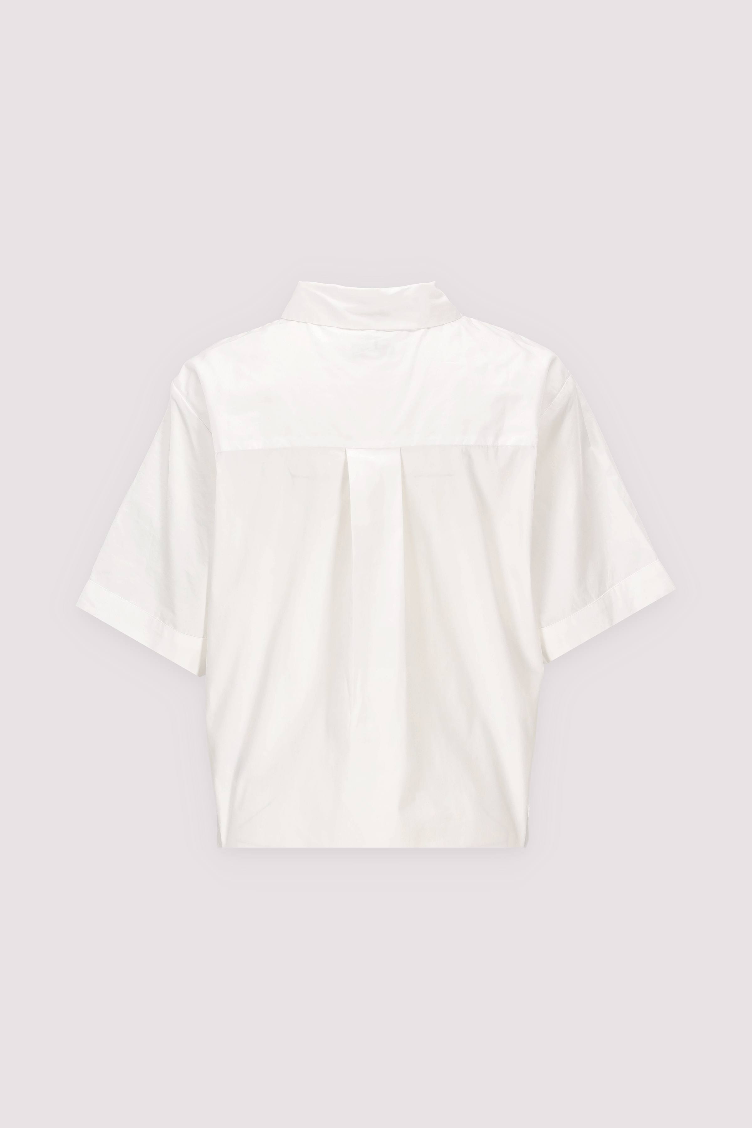 POPLIN BOXY SHORT S/S SHIRT