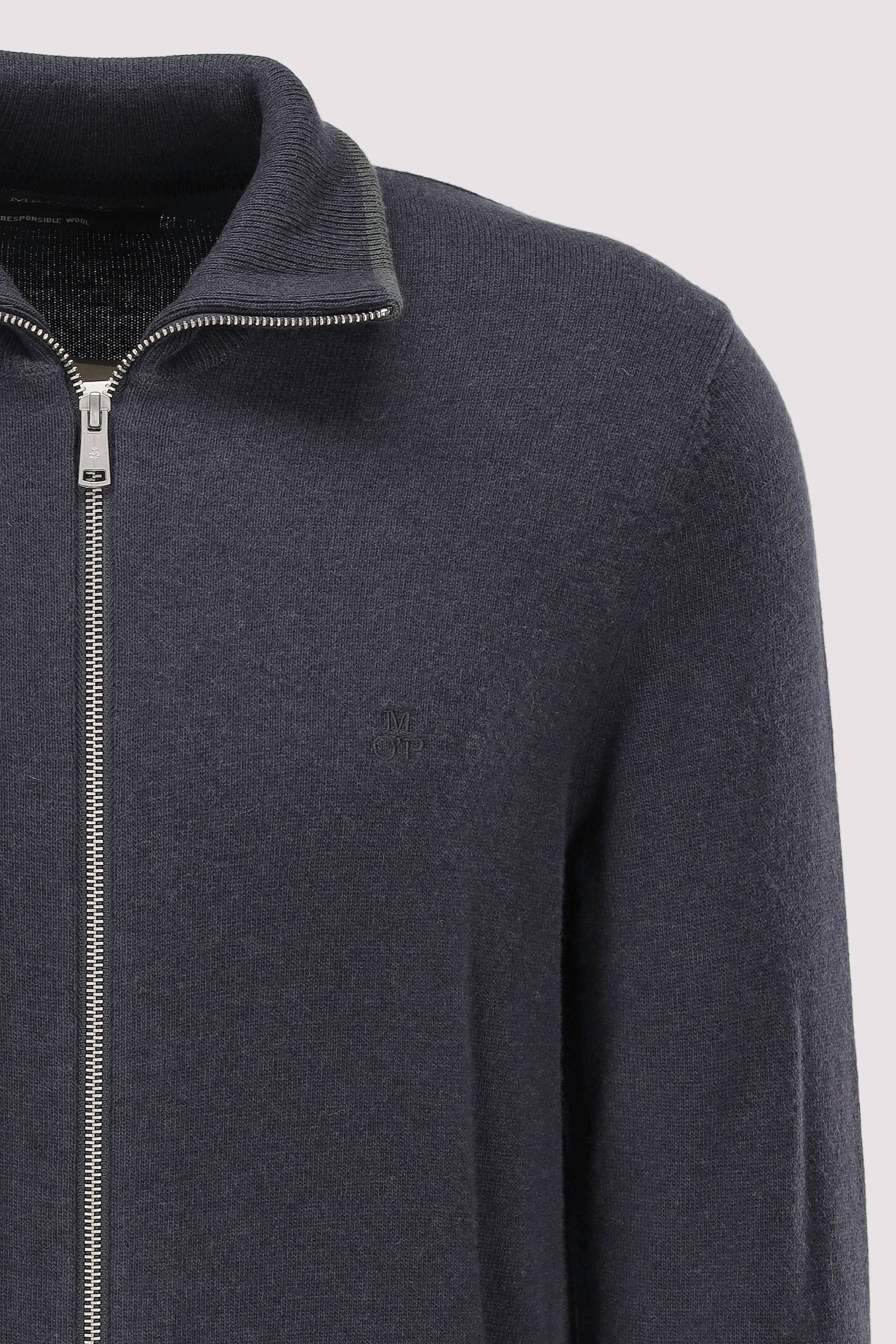 Marc O´Polo International - Zipped cardigan with stand up 