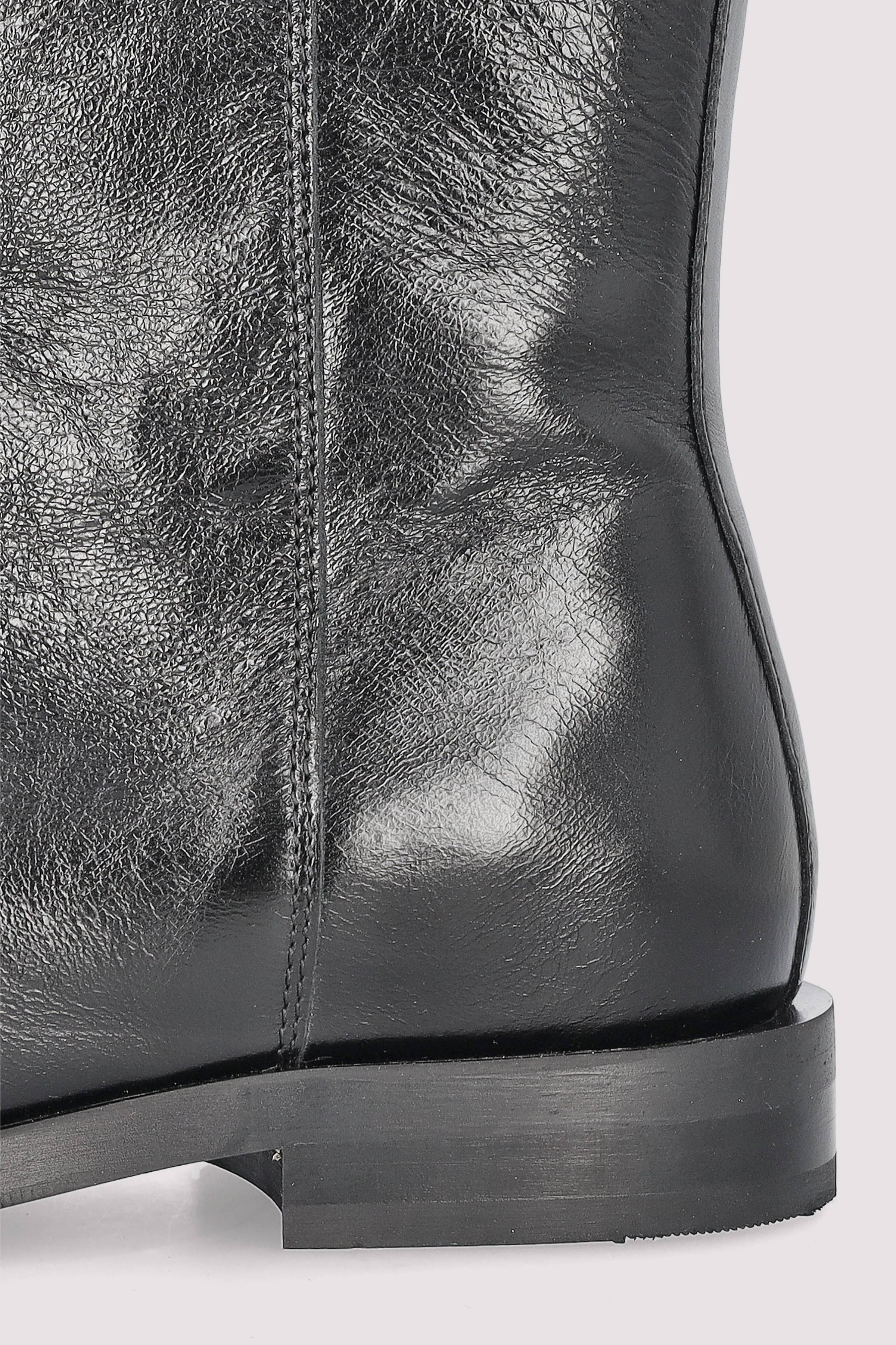 Selected - SLFHALEY LEATHER ZIPPER BOOT Selected - SLFHALEY LEATHER ZIPPER BOOT