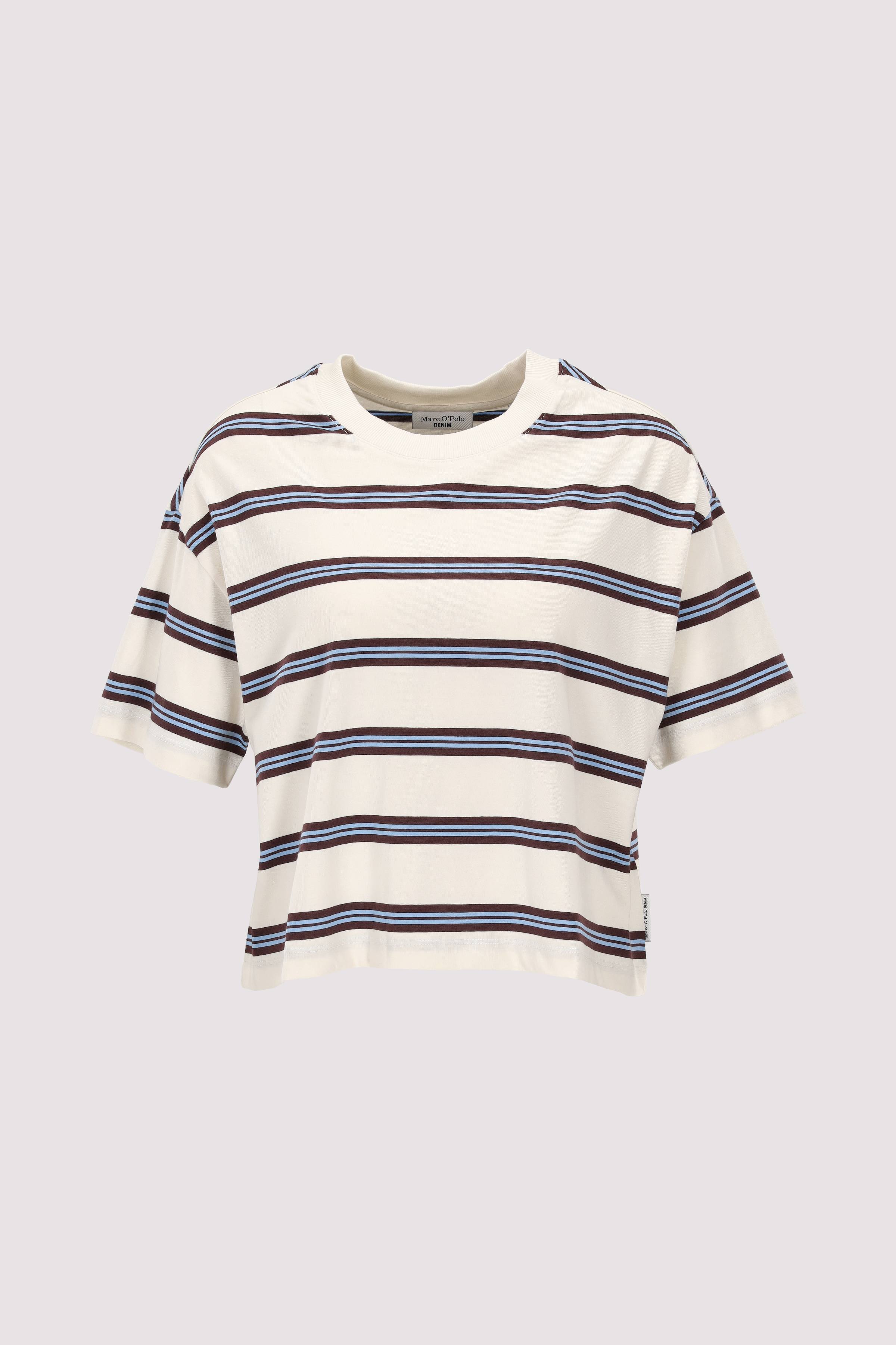 Marc O'Polo Offwhite T-Shirt aus Baumwol