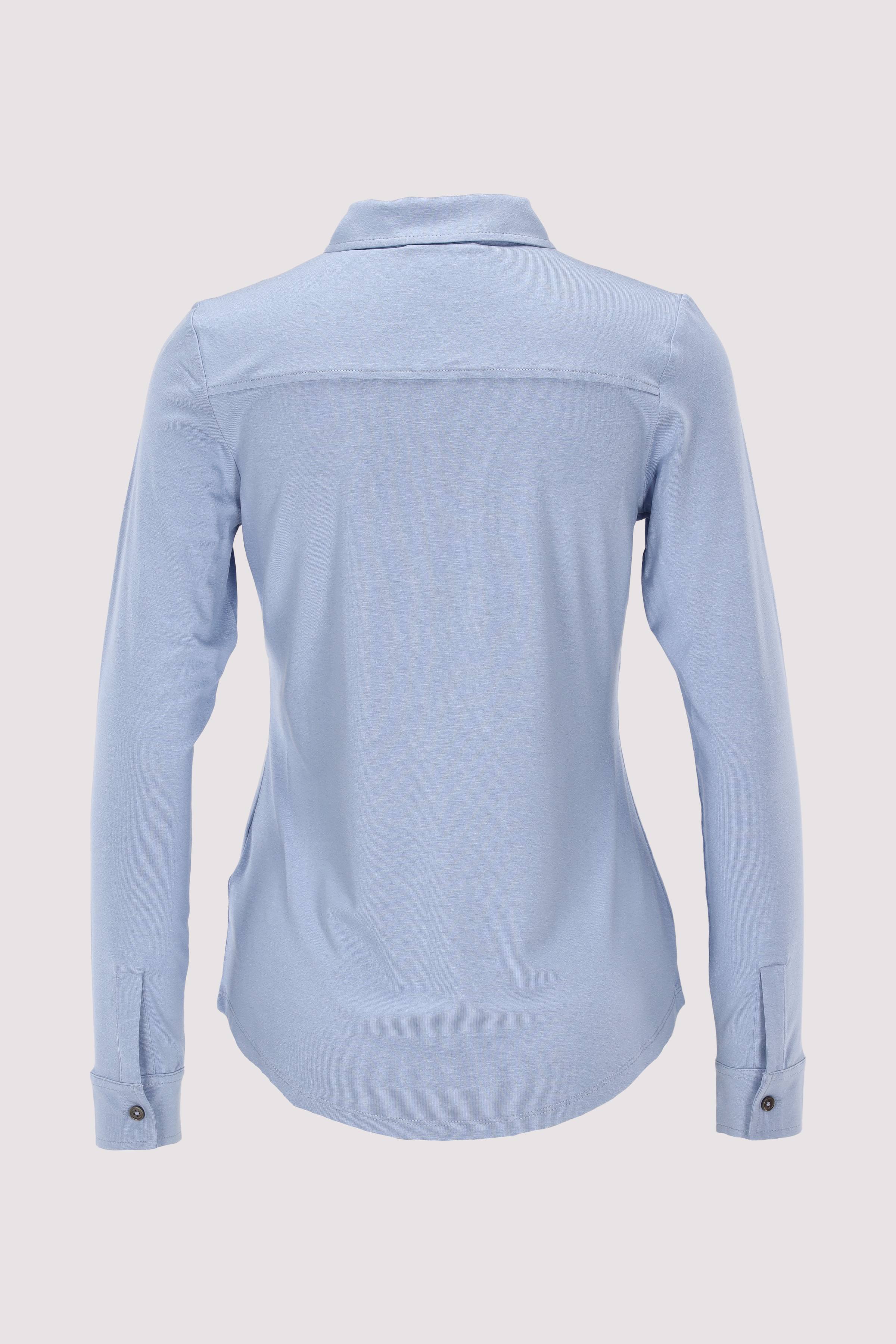 Jersey blouse, long sleeve, co