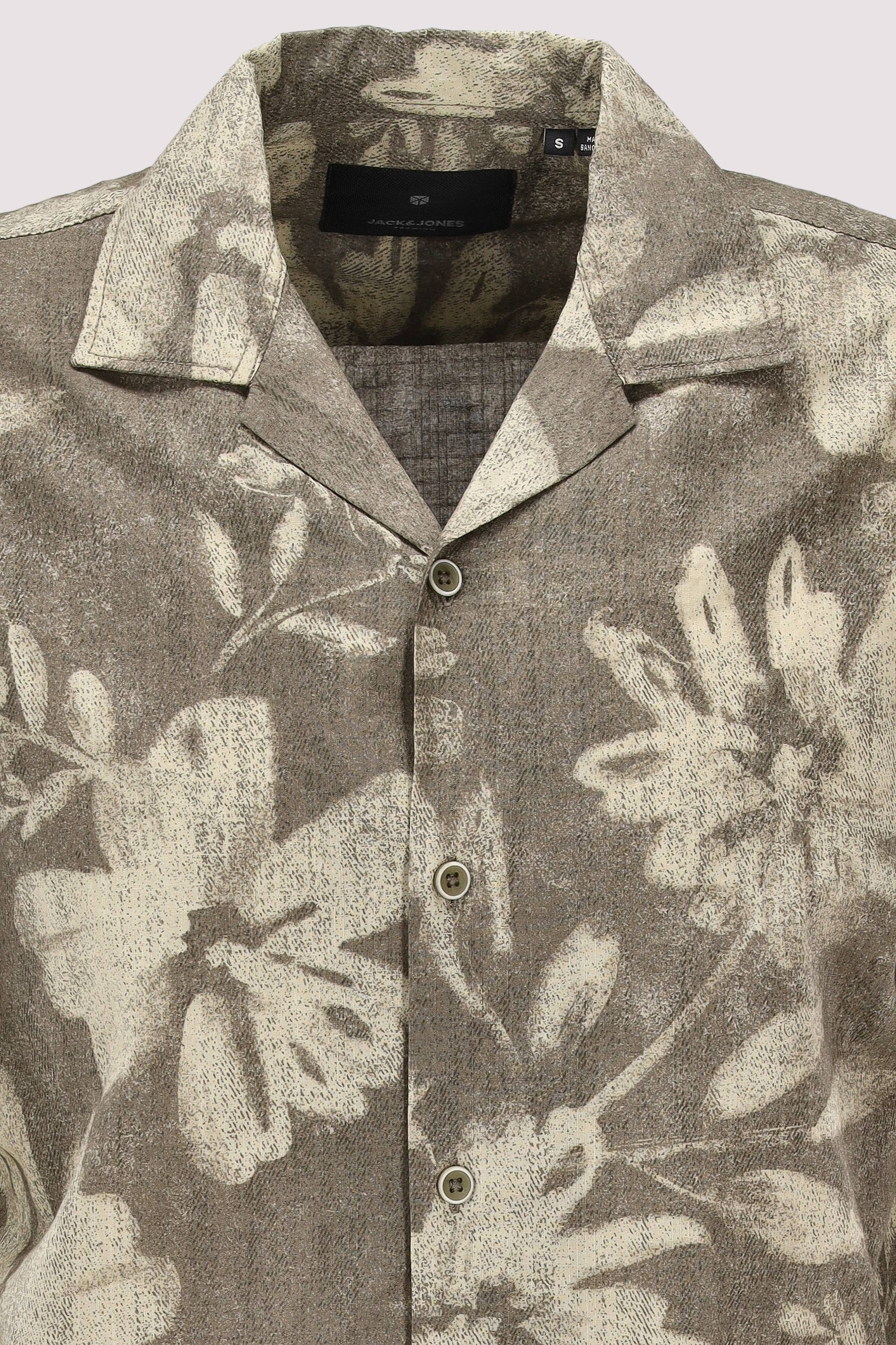 Jack and Jones - Jack and Jones Kurzarmhemd Smokey Olive