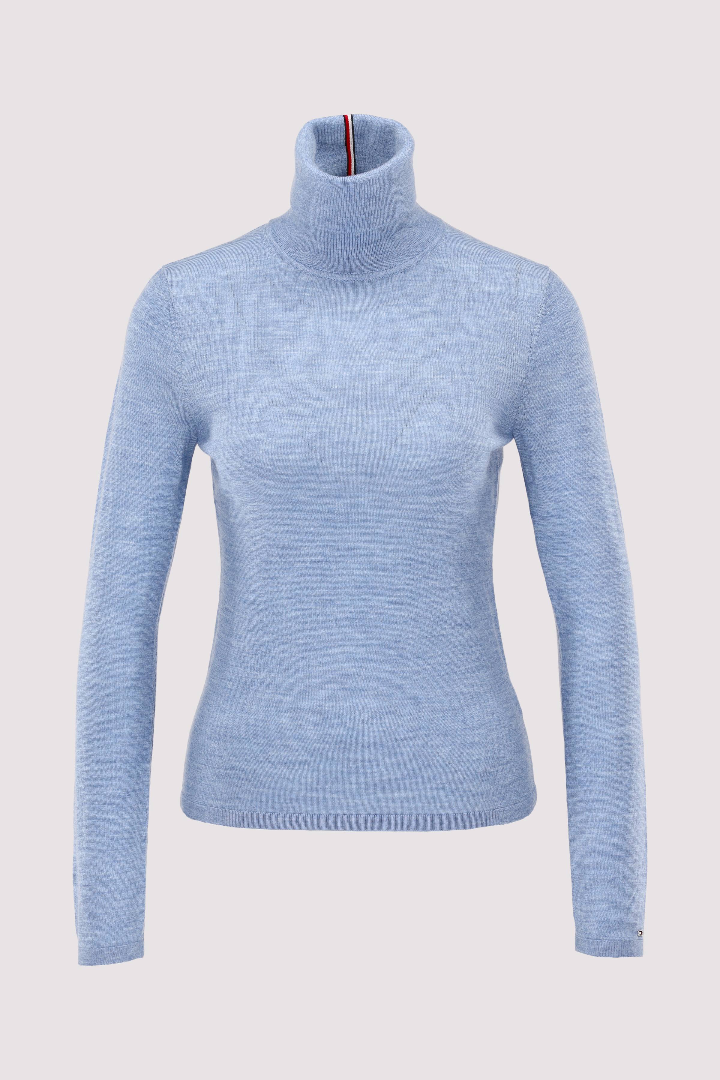 MERINO ROLL-NK LS SWEATER