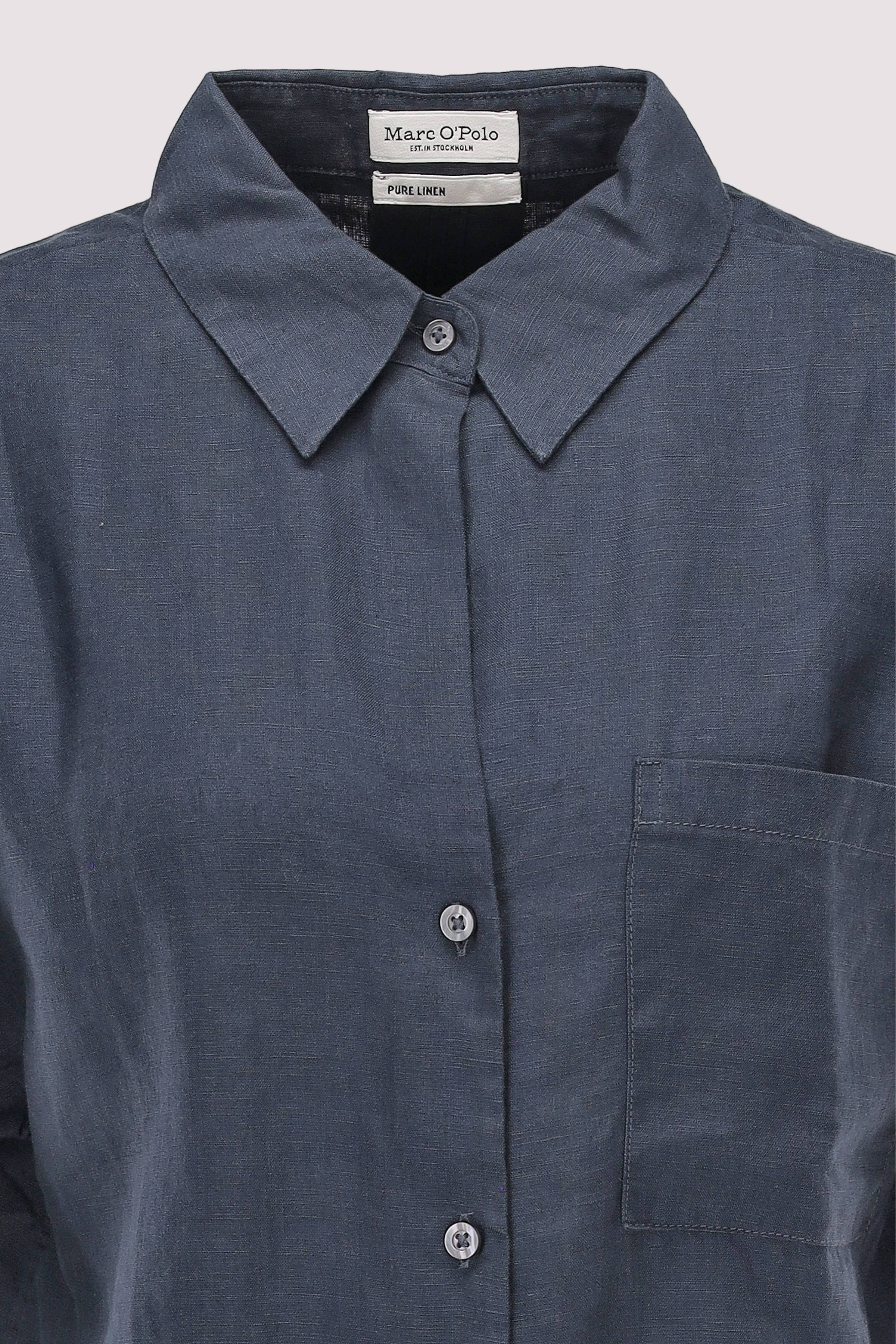 Marc O´Polo International - Blouse, shirt collar, short sl