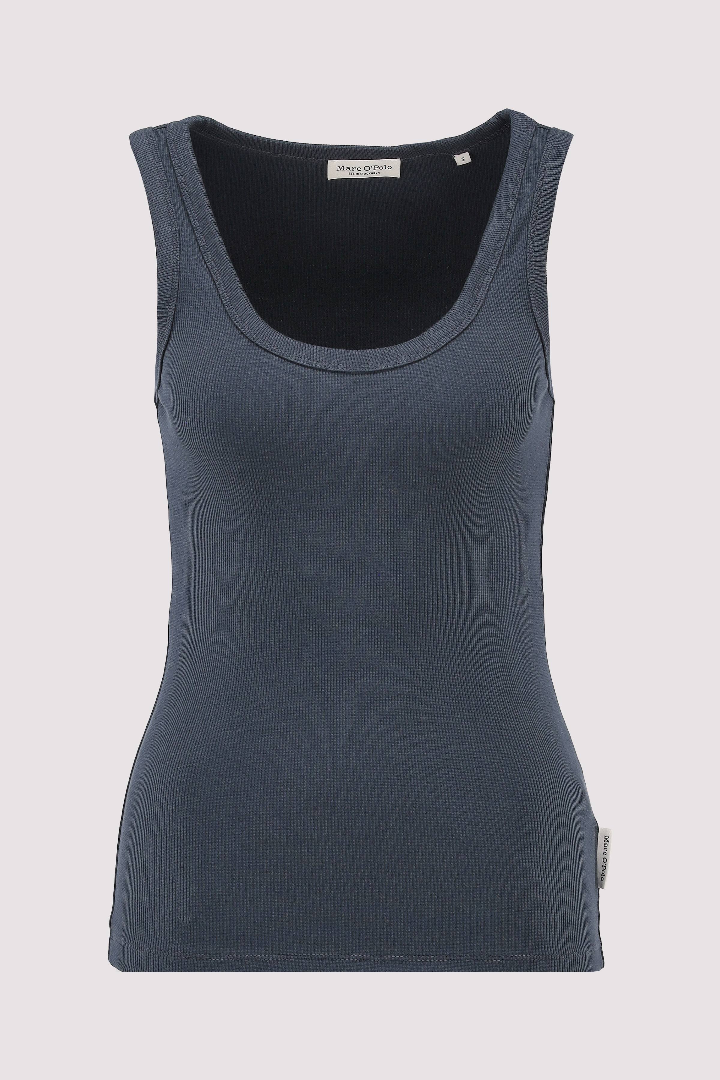 Top, deep round neck