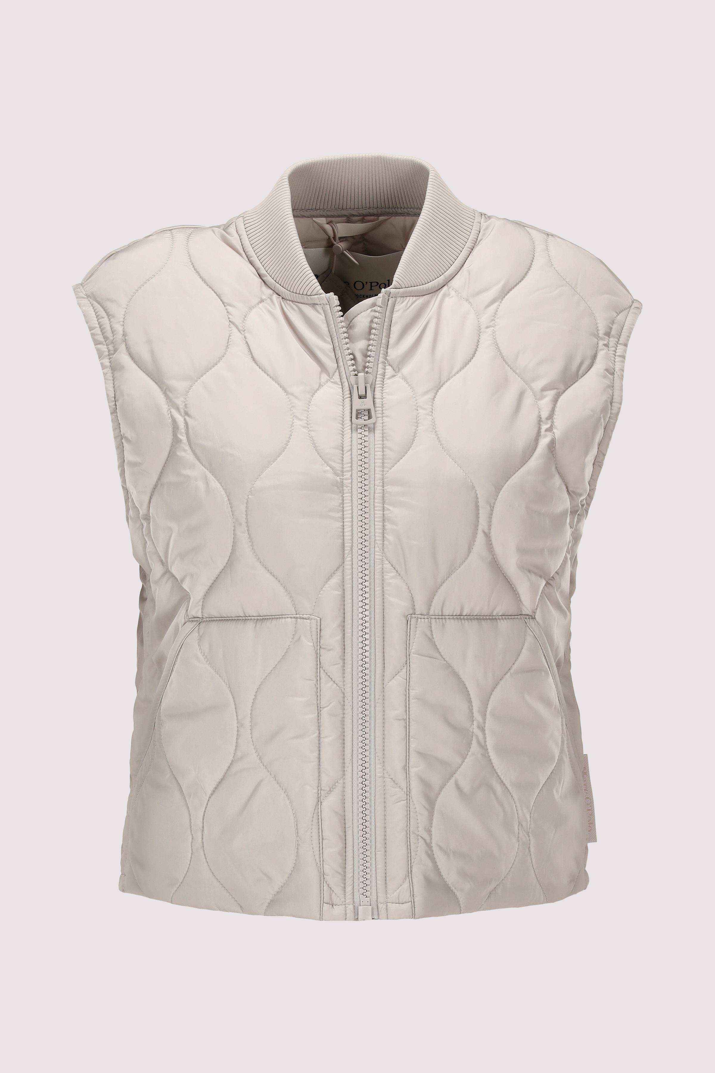 Kurze Weste Beige, vielseitig