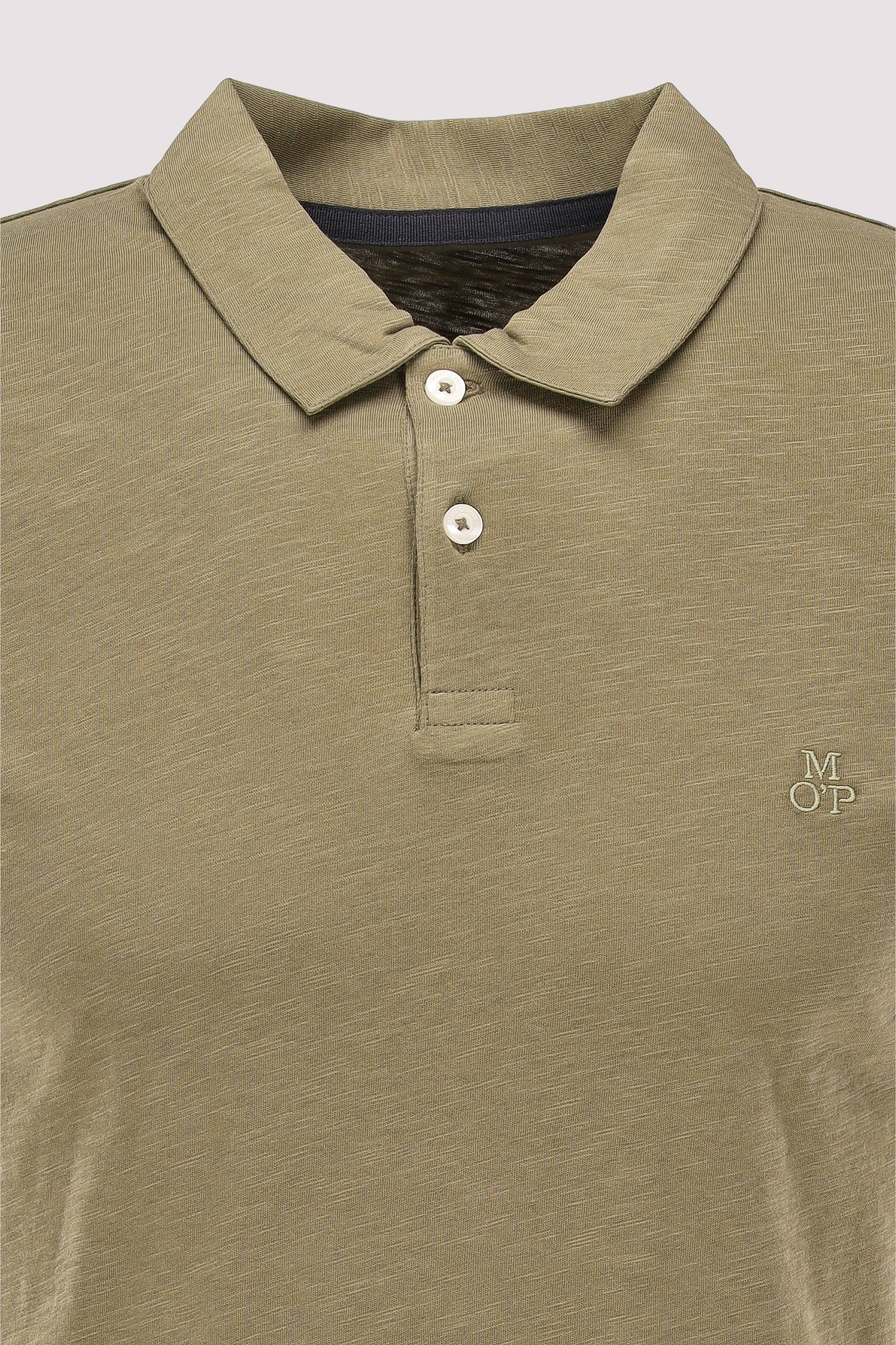 Marc O Polo Casual - Kurzarm-Poloshirt Marc O'Polo Grün