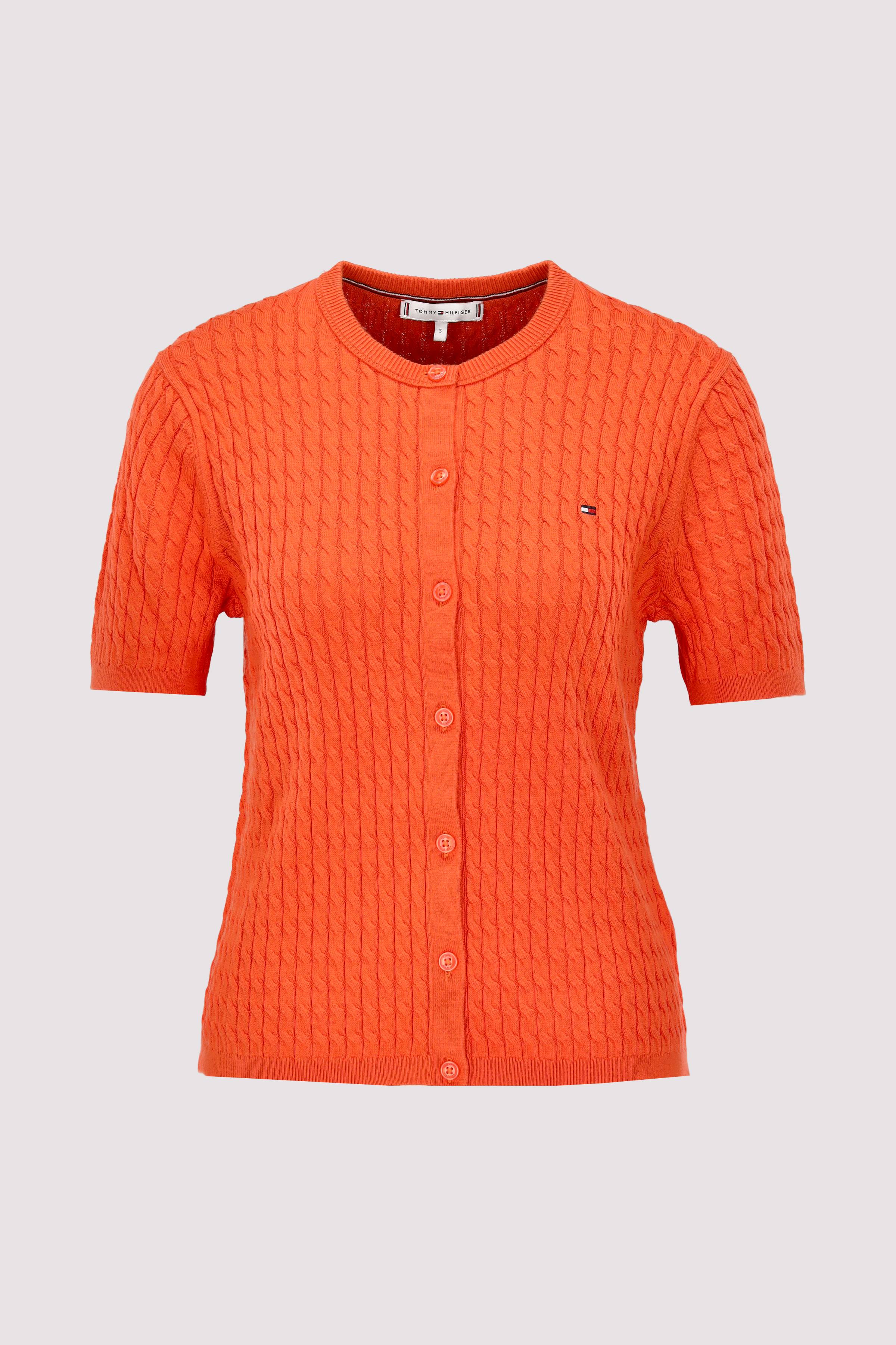 Tommy Hilfiger - CO CABLE FINE GG S/S C-NK CARD Tommy Hilfiger - CO CABLE FINE GG S/S C-NK CARD