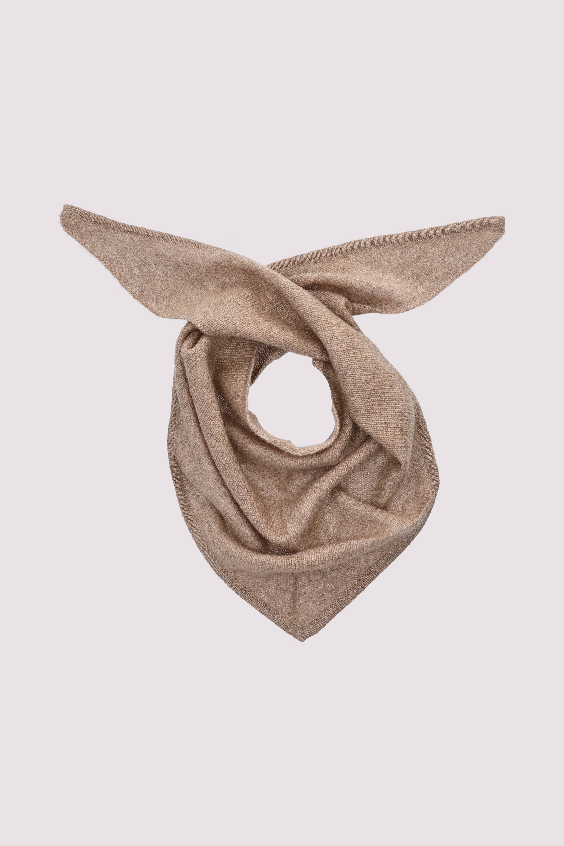 Taupe Schal von Pontia – zeitlos