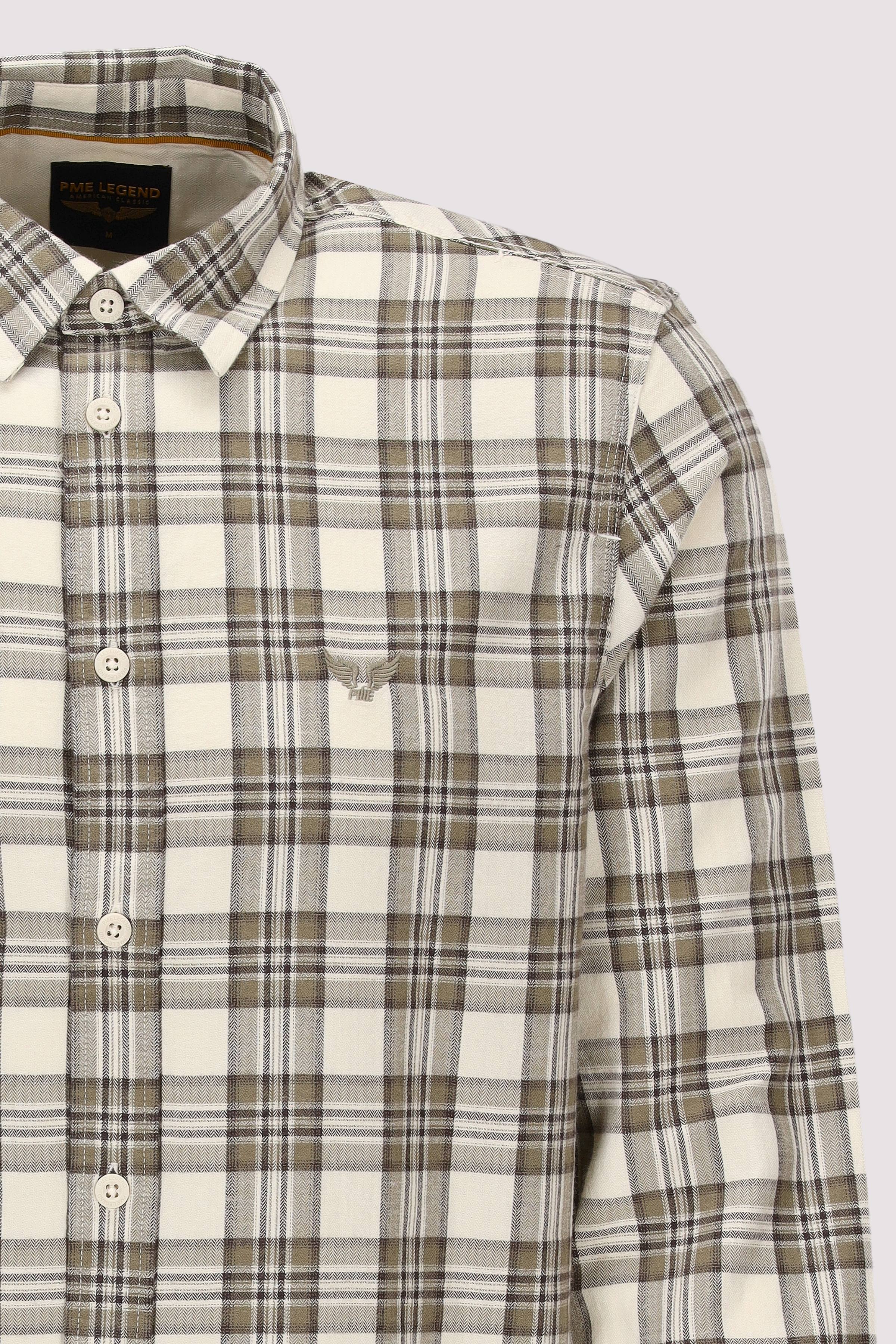 PME Legend - LONG SLEEVE SHIRT Herringbone