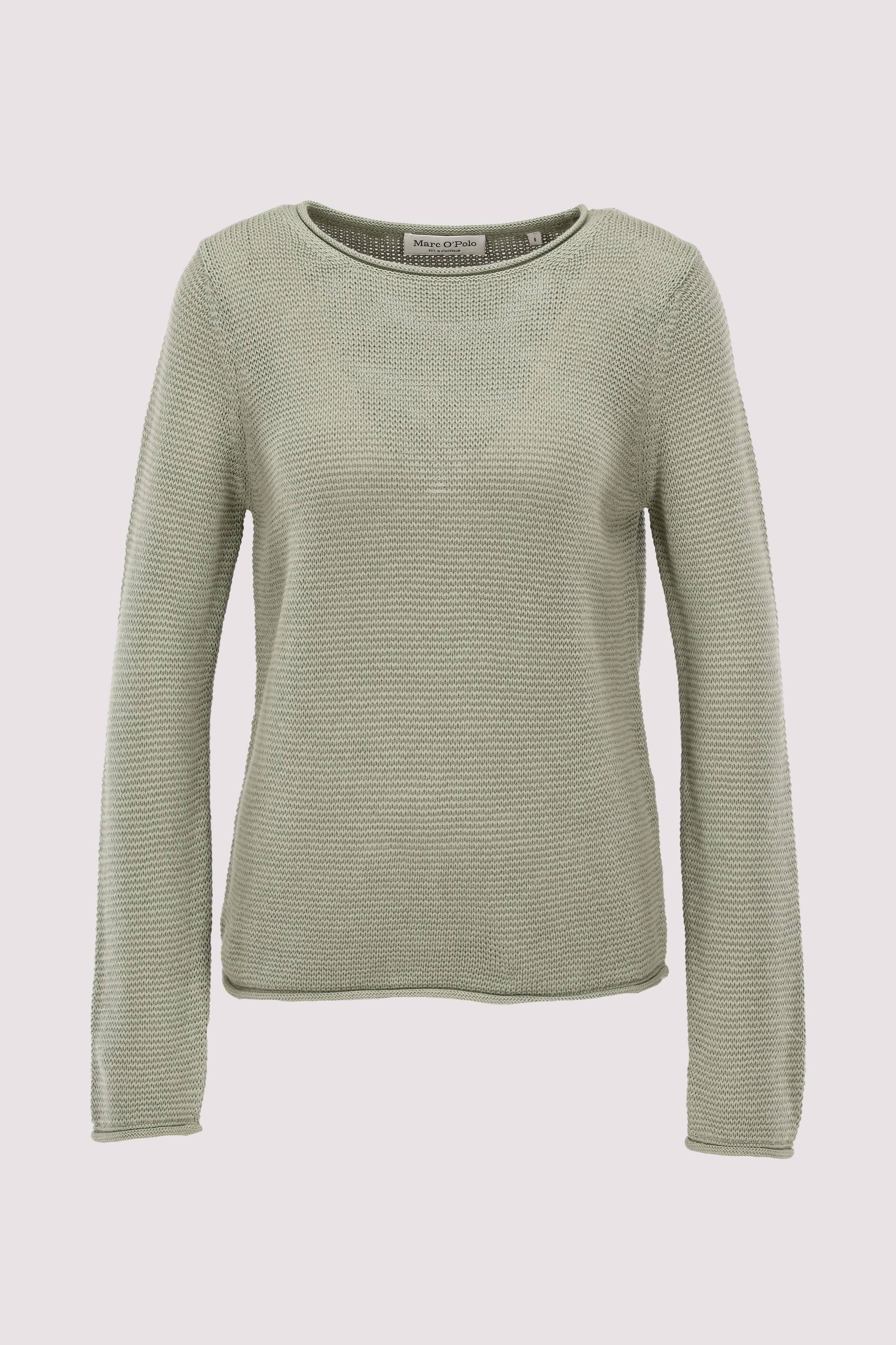 Pullover, longsleeve, boat nec