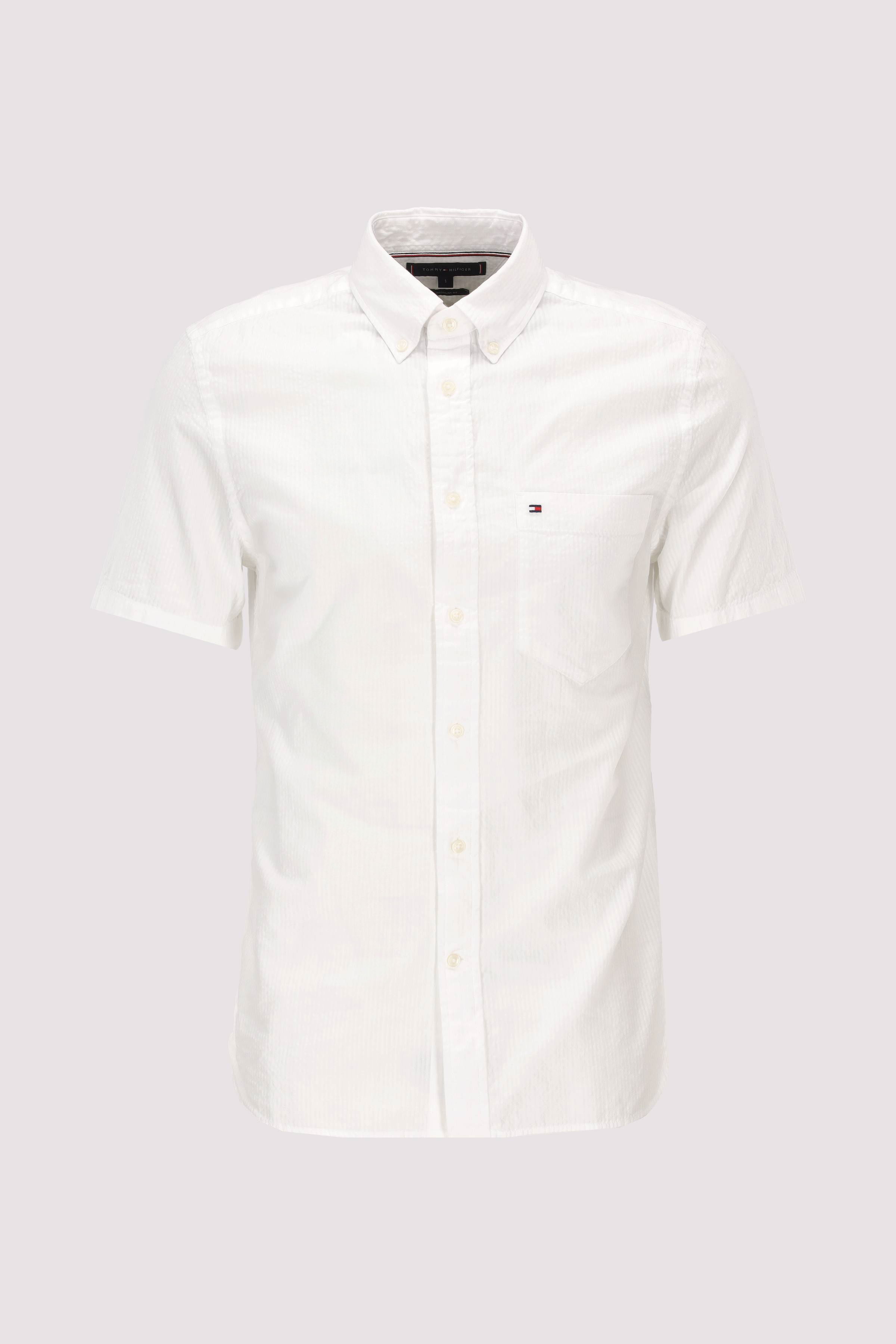 SEERSUCKER SOLID SS RF  SHIRT