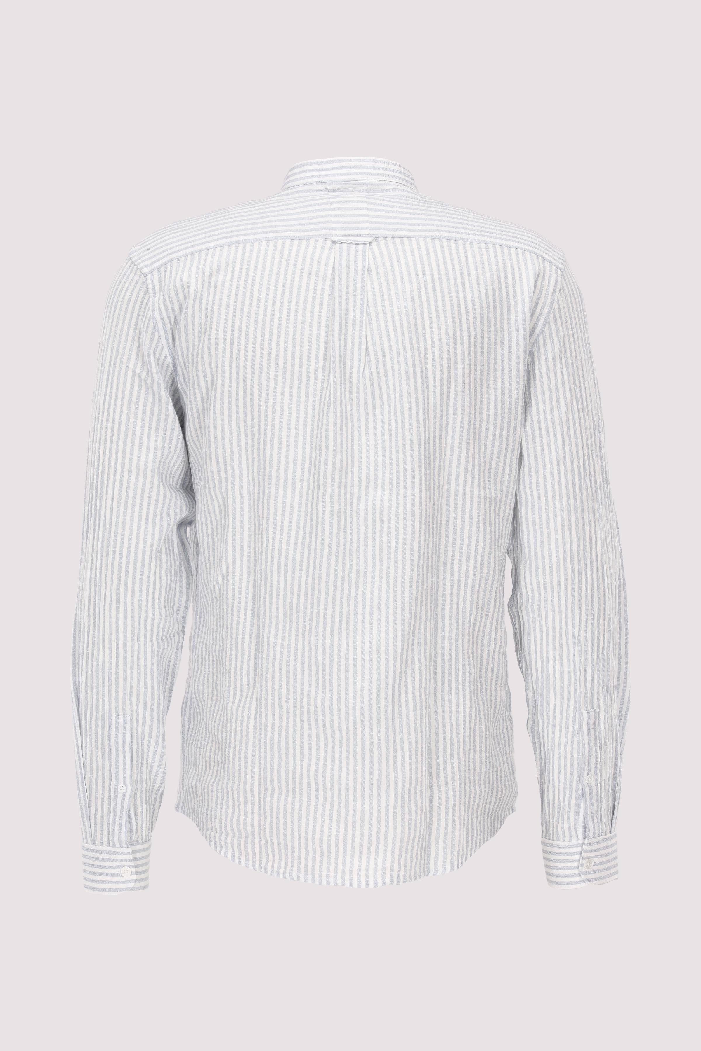 NOWADAYS - crinkle stripe shirt NOWADAYS - crinkle stripe shirt