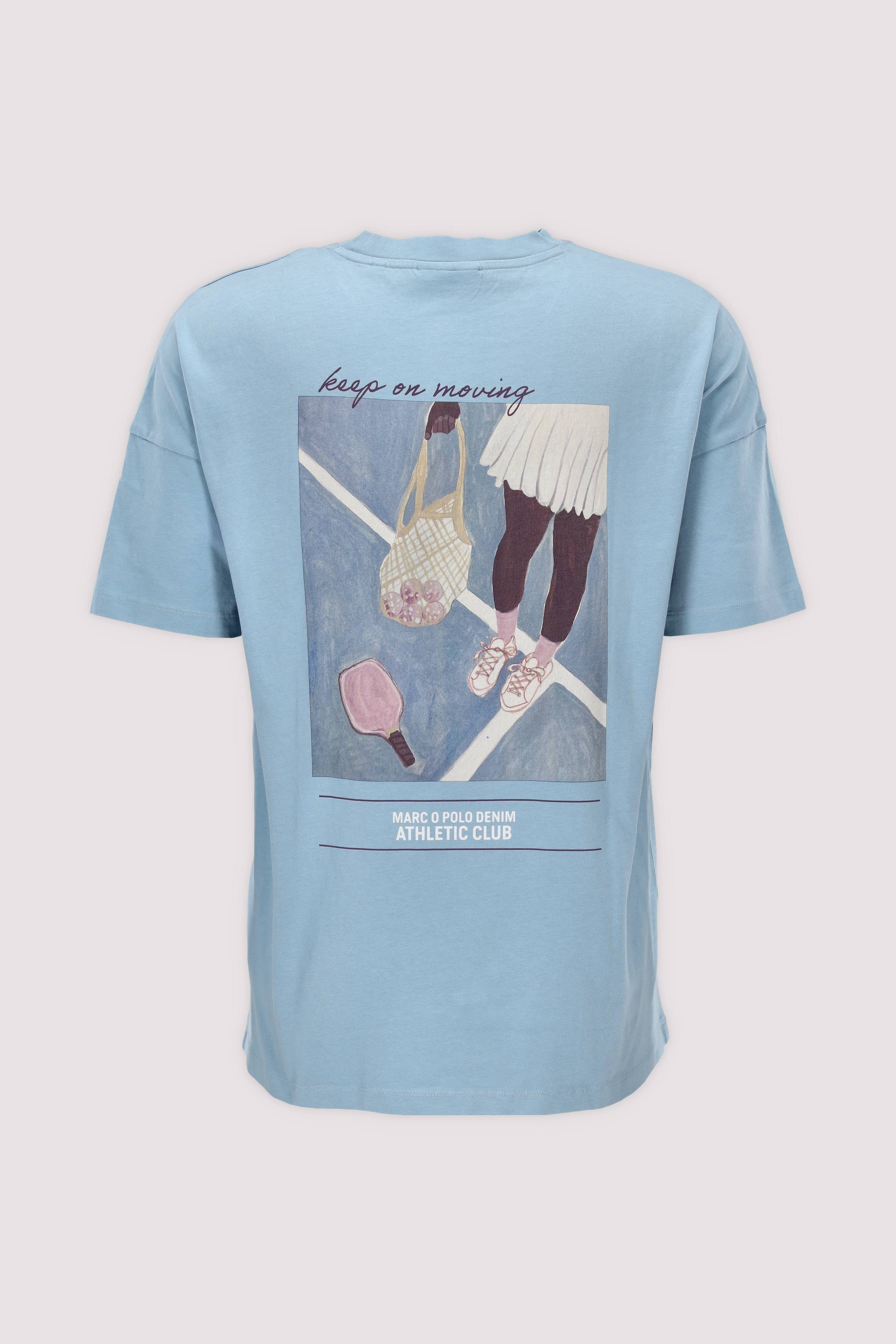 Marc O'Polo T-Shirt Blue Dawn