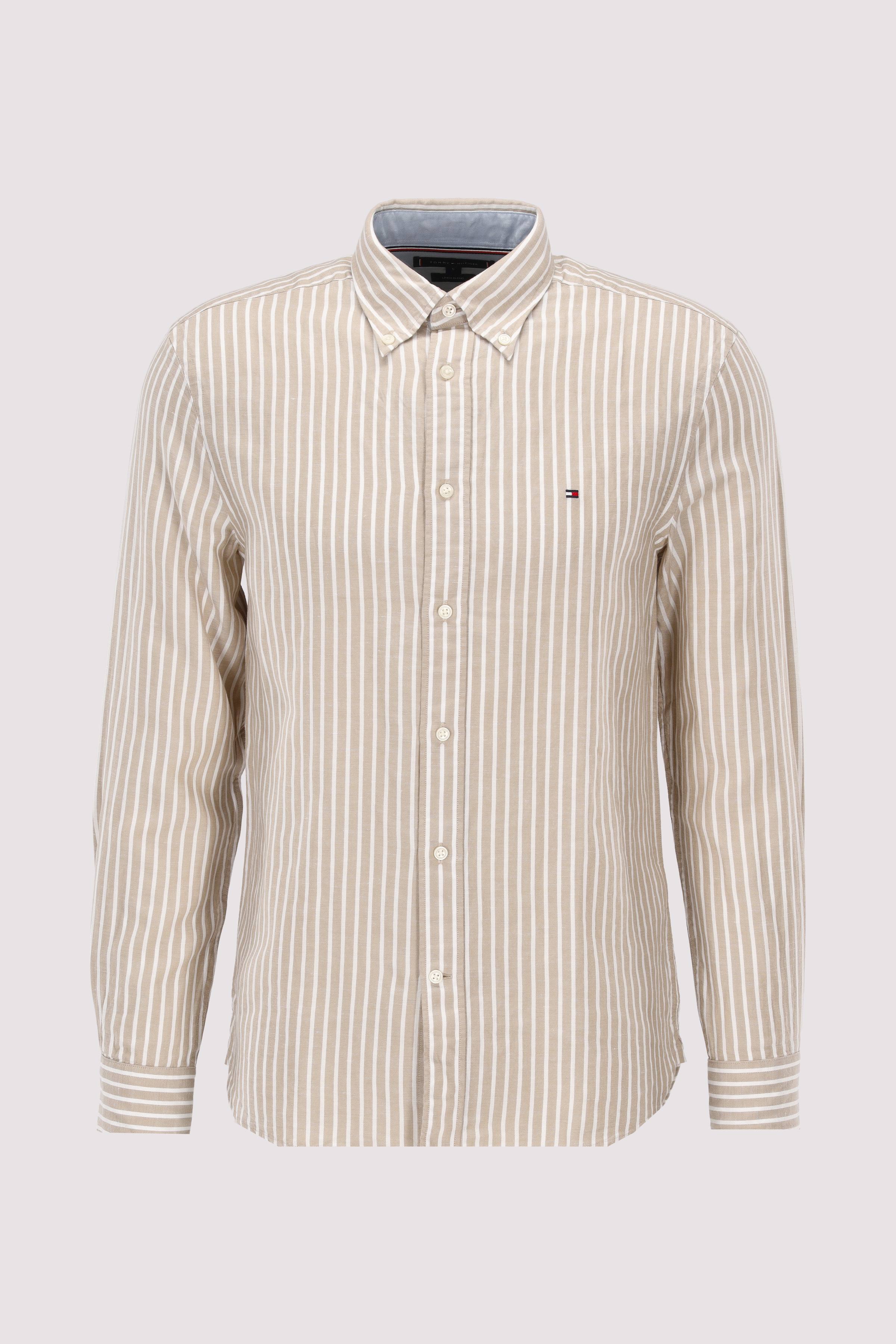 LINEN BLEND BOLD STRIPE