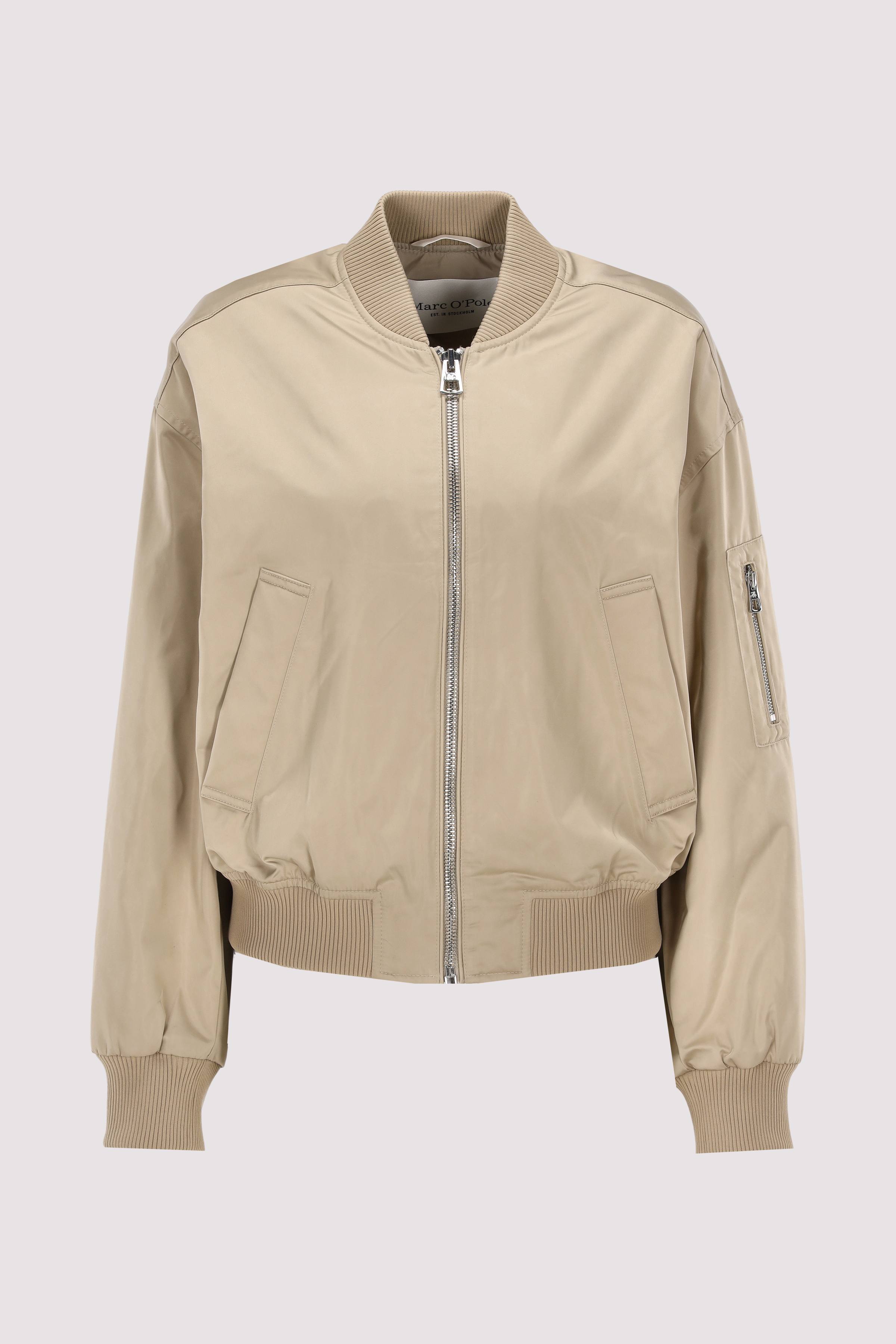 Blouson, knitted details, zipp