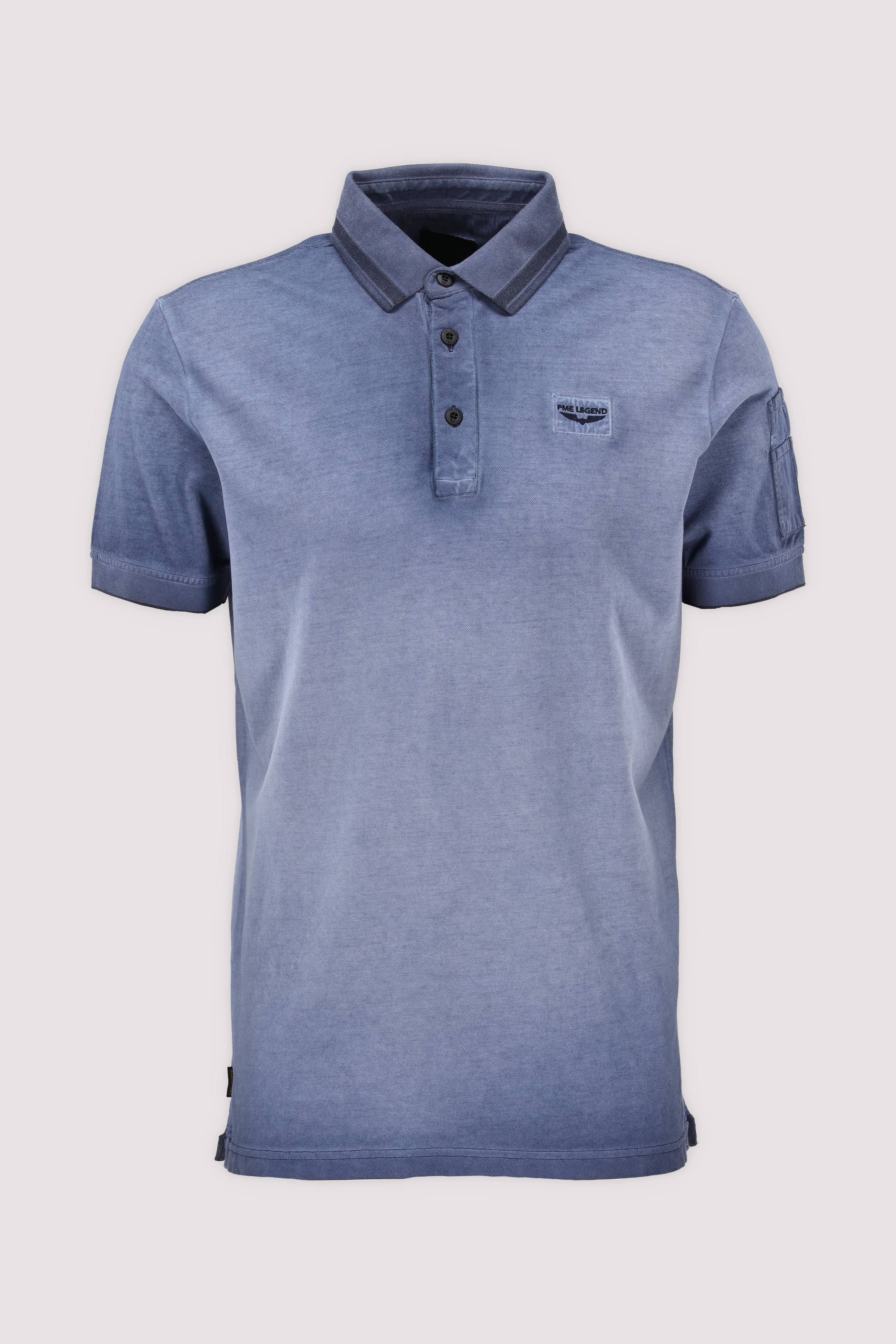 Short sleeve polo cold dye piq