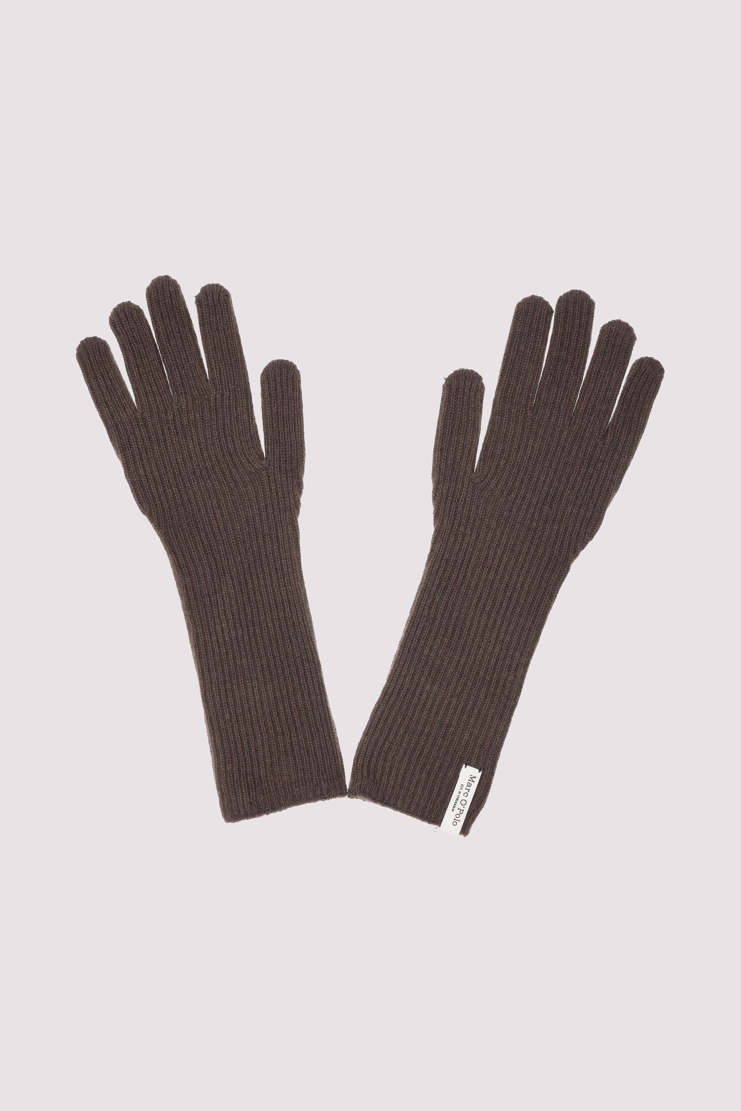 Marc O'Polo Damenhandschuhe Burnt Coffee