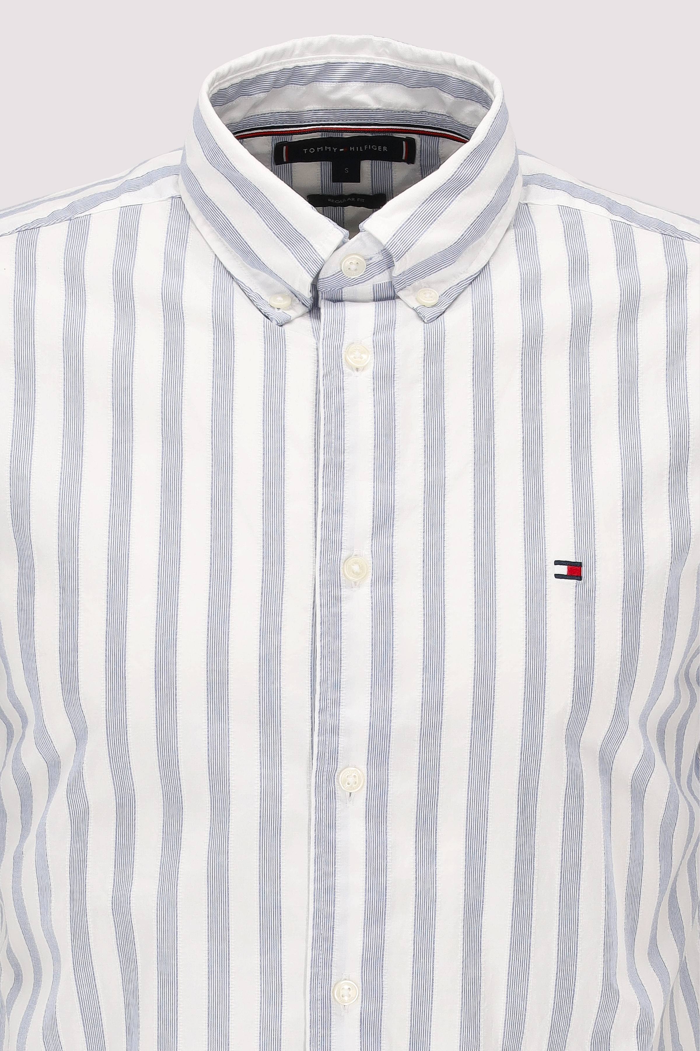 Tommy Hilfiger - Tommy Hilfiger Herren Kurzarmhemd Blau