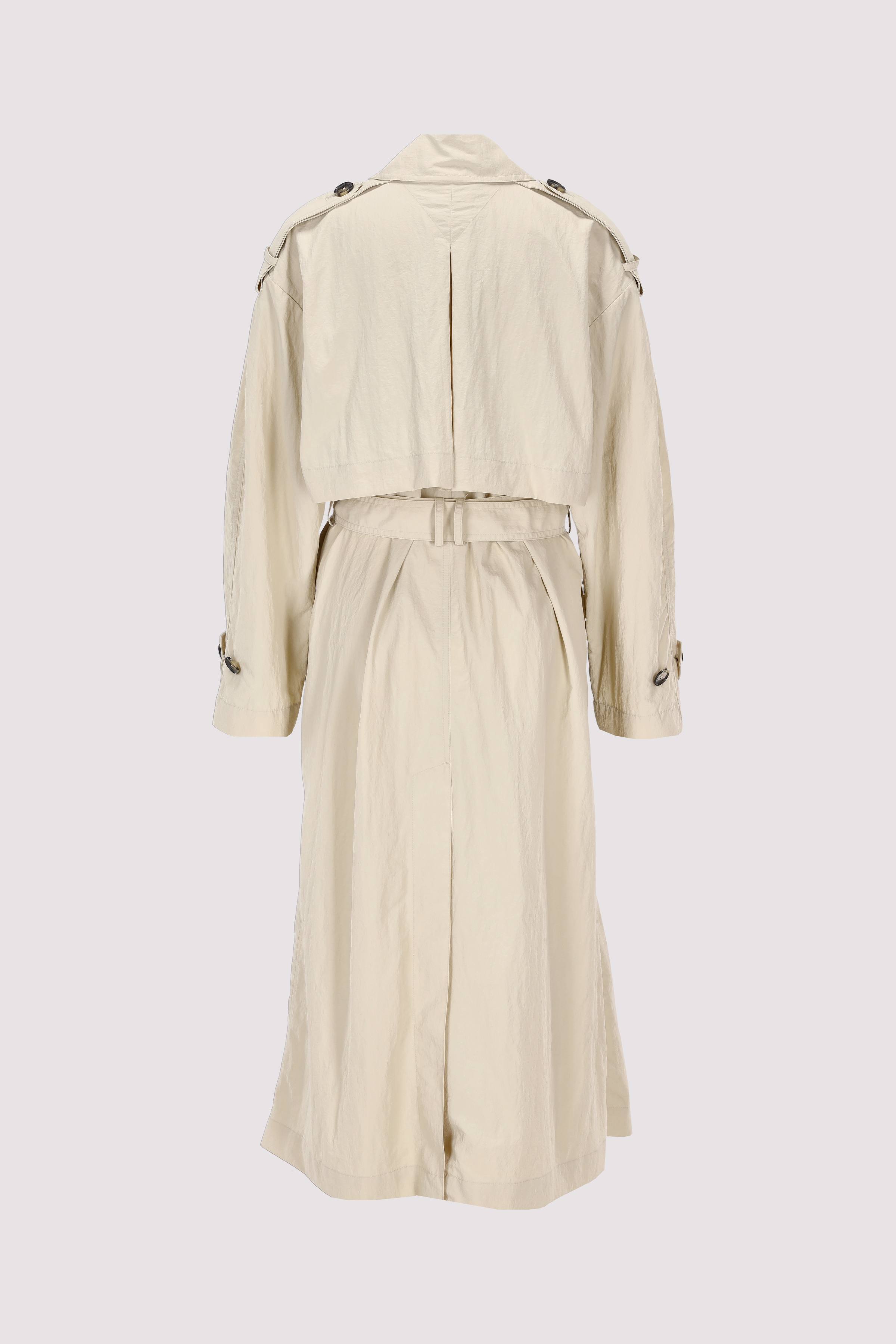 LW NYLON OVERSIZED TRENCH