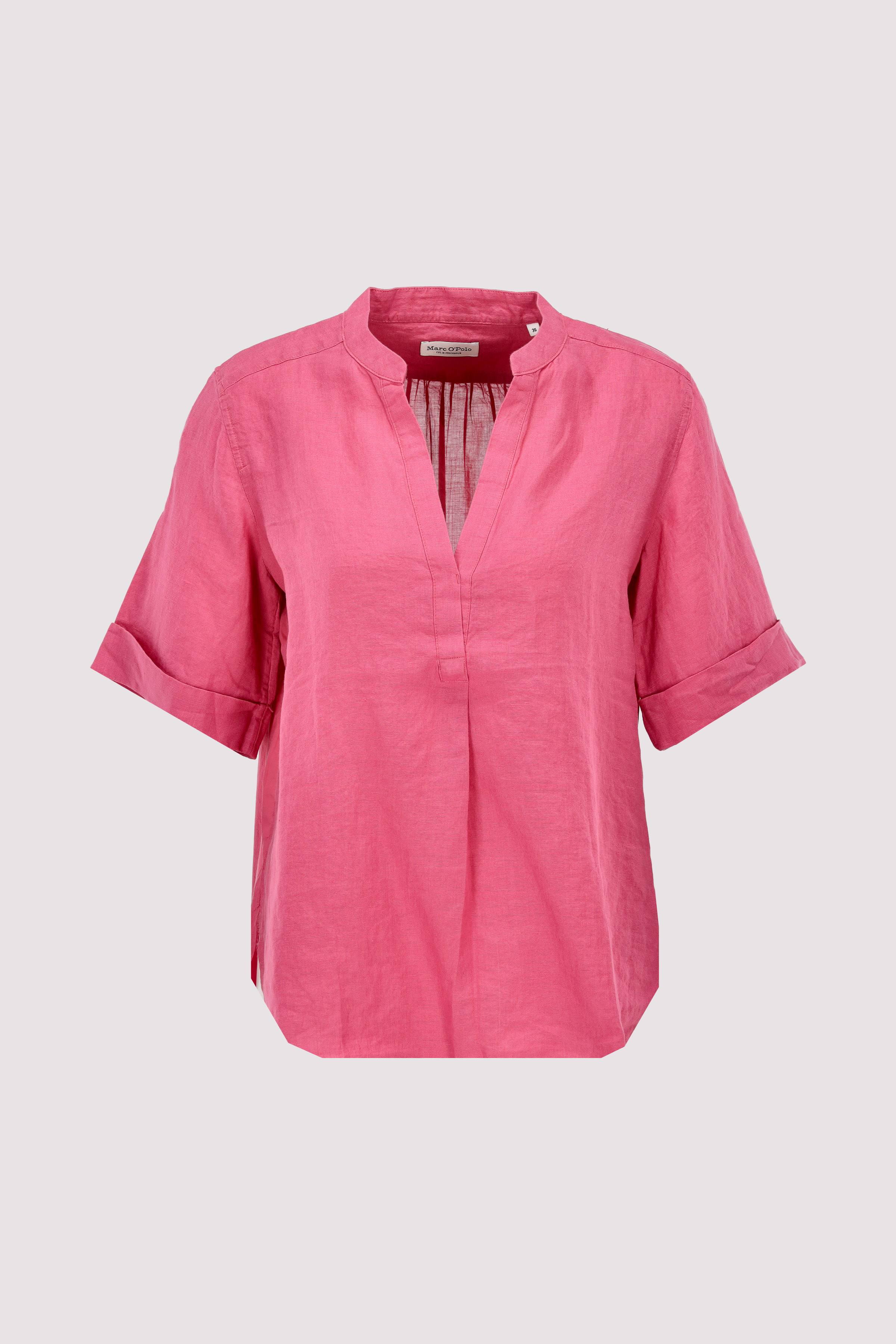 Short sleeve tunic, V-neck, fe