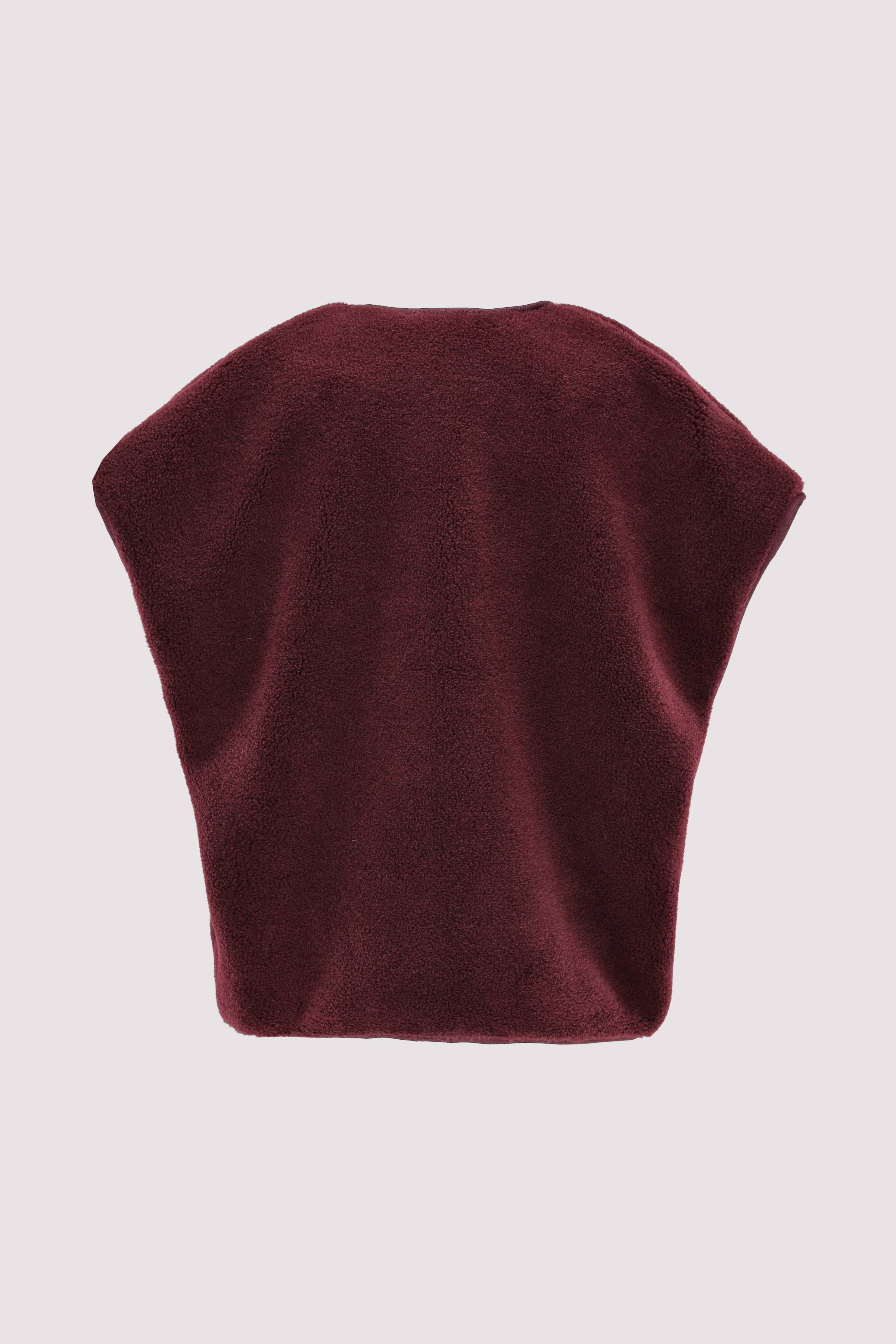 SLFSMILLA SHORT TEDDY VEST
